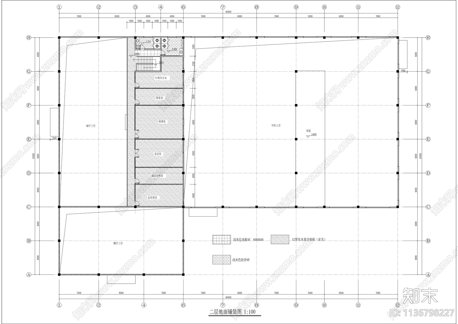 长城汽车专卖店建筑cad施工图下载【ID:1136798227】