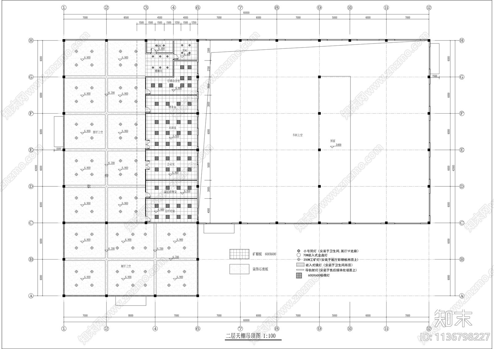 长城汽车专卖店建筑cad施工图下载【ID:1136798227】