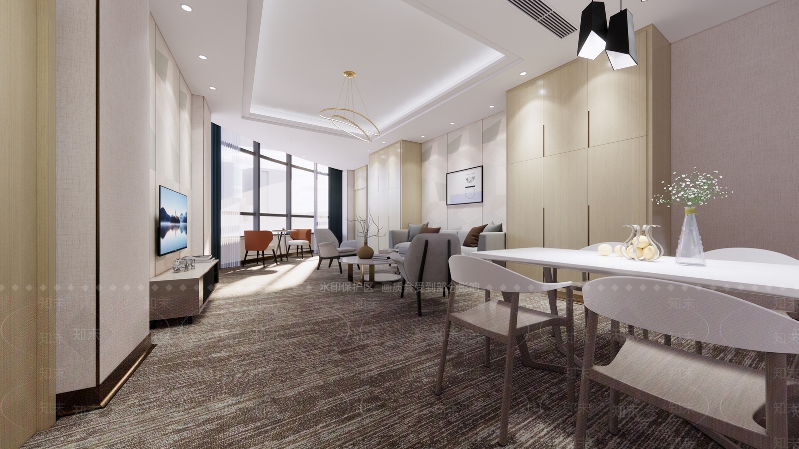 现代VIP病房SU模型下载【ID:1137011073】