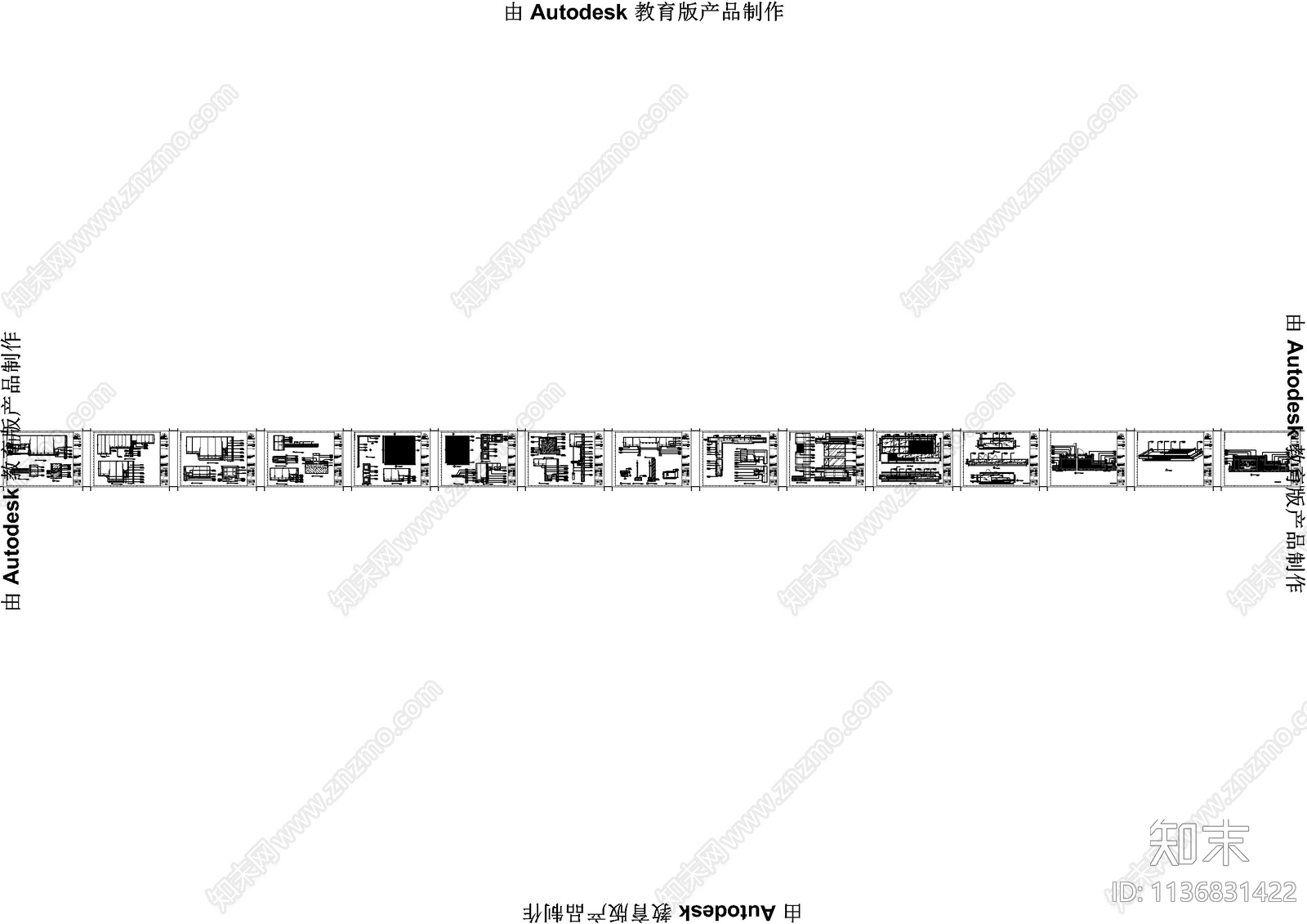 屏风墙身大样cad施工图下载【ID:1136831422】