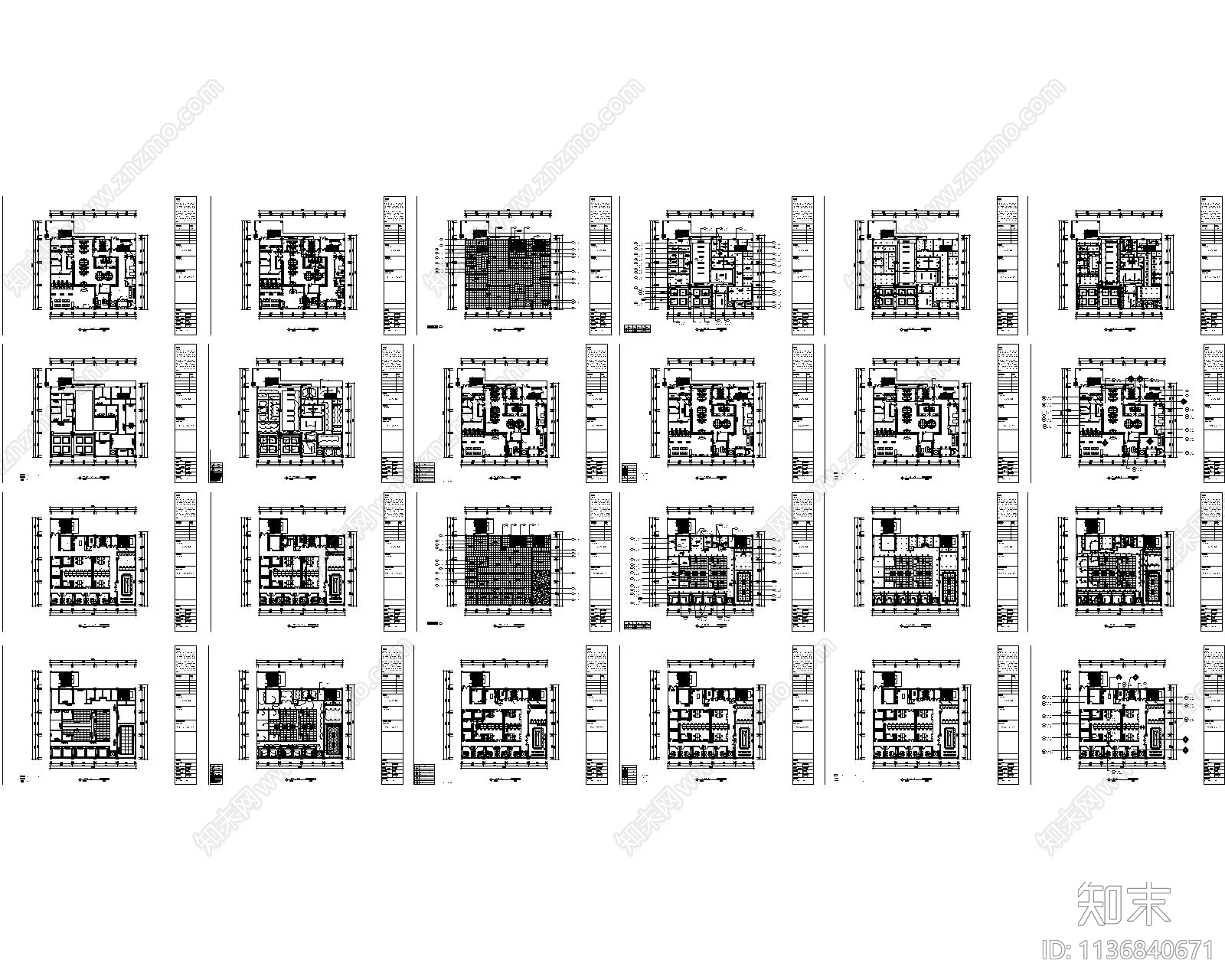 中国农业银行cad施工图下载【ID:1136840671】