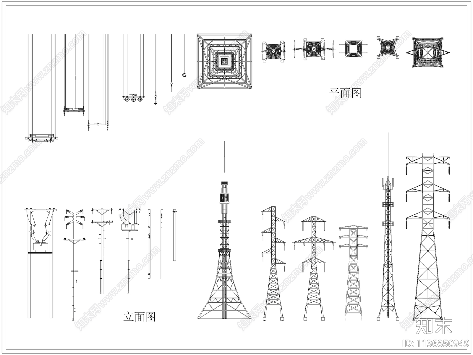 综合景观图库CAD图纸