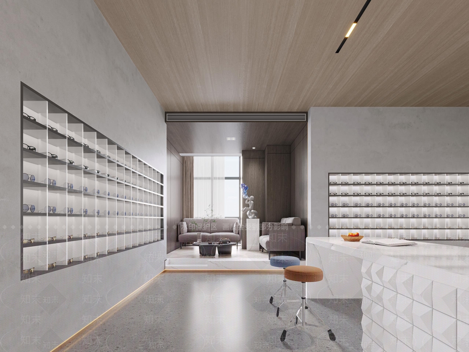 现代眼镜店3D模型下载【ID:1136856512】