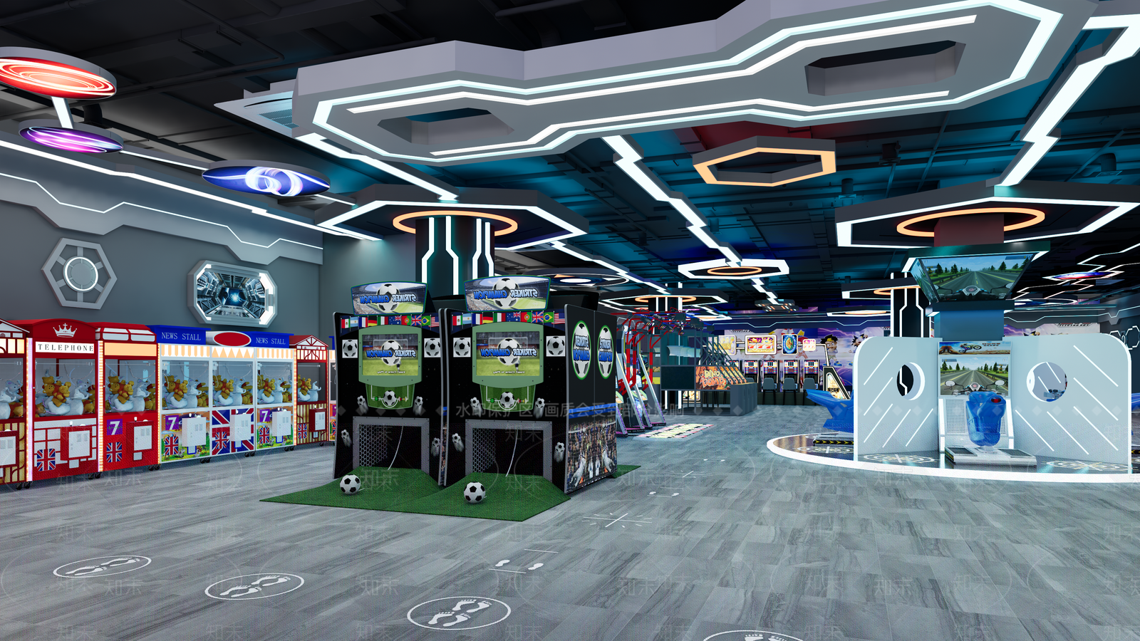 现代电玩城SU模型下载【ID:1136894290】