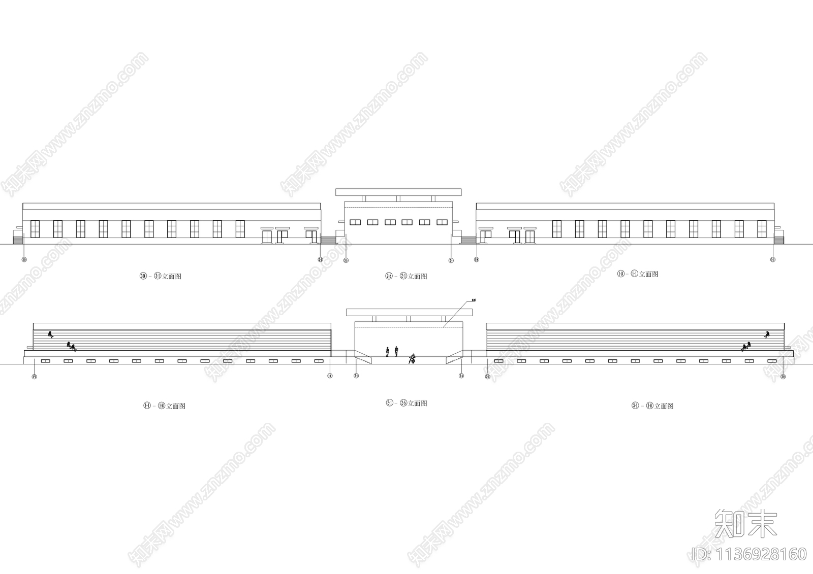 学校操场看台大样施工图下载【ID:1136928160】