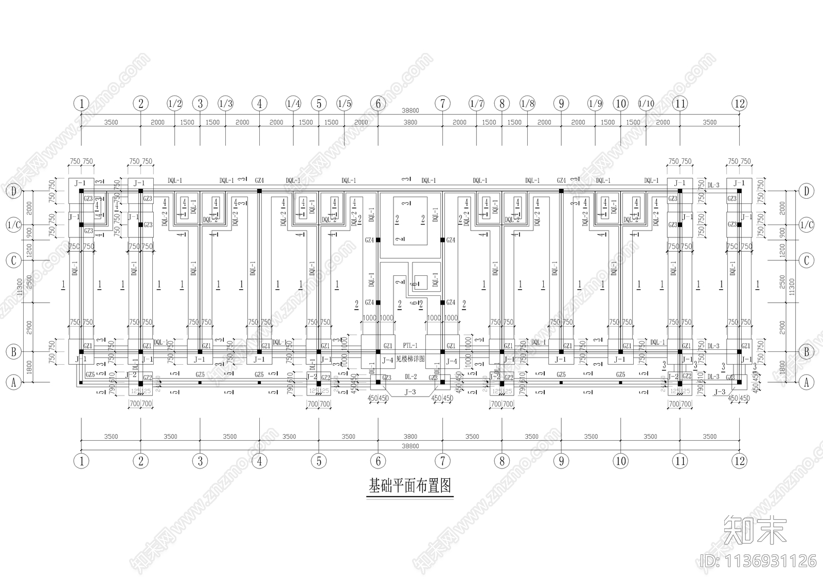 中学学生公寓全套建筑施工图下载【ID:1136931126】