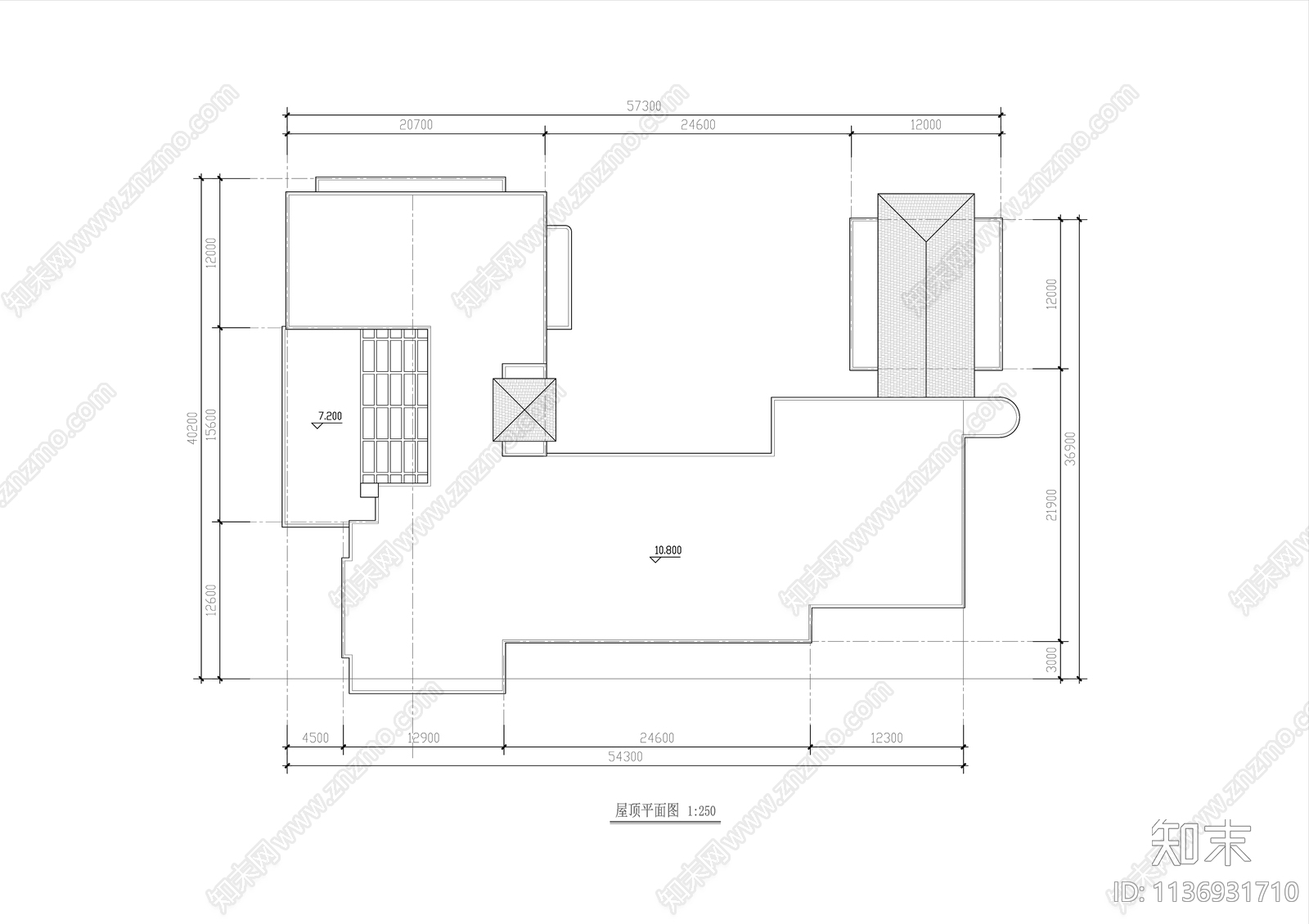 幼儿园建筑cad施工图下载【ID:1136931710】