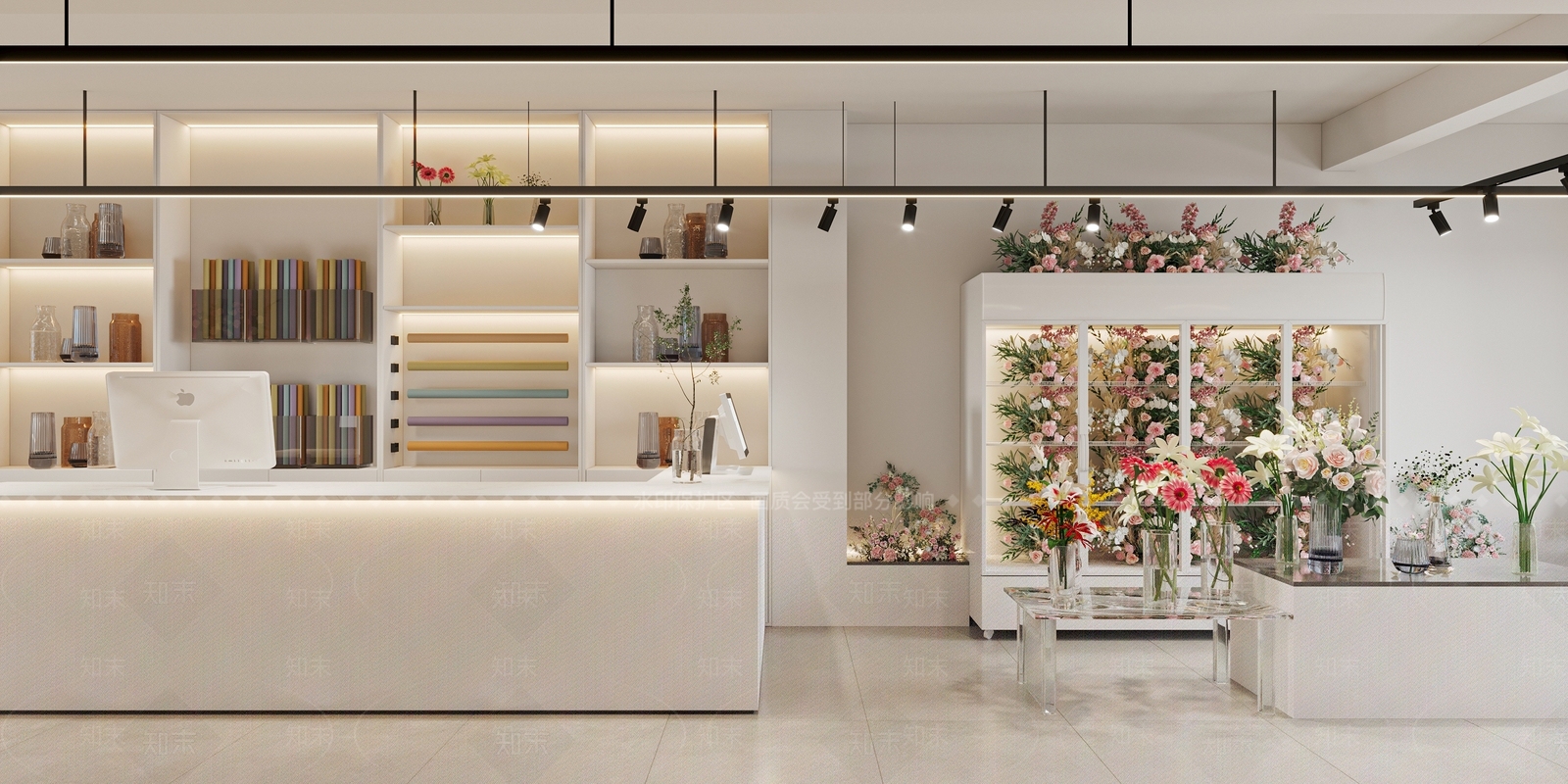 现代花店3D模型下载【ID:1136937265】