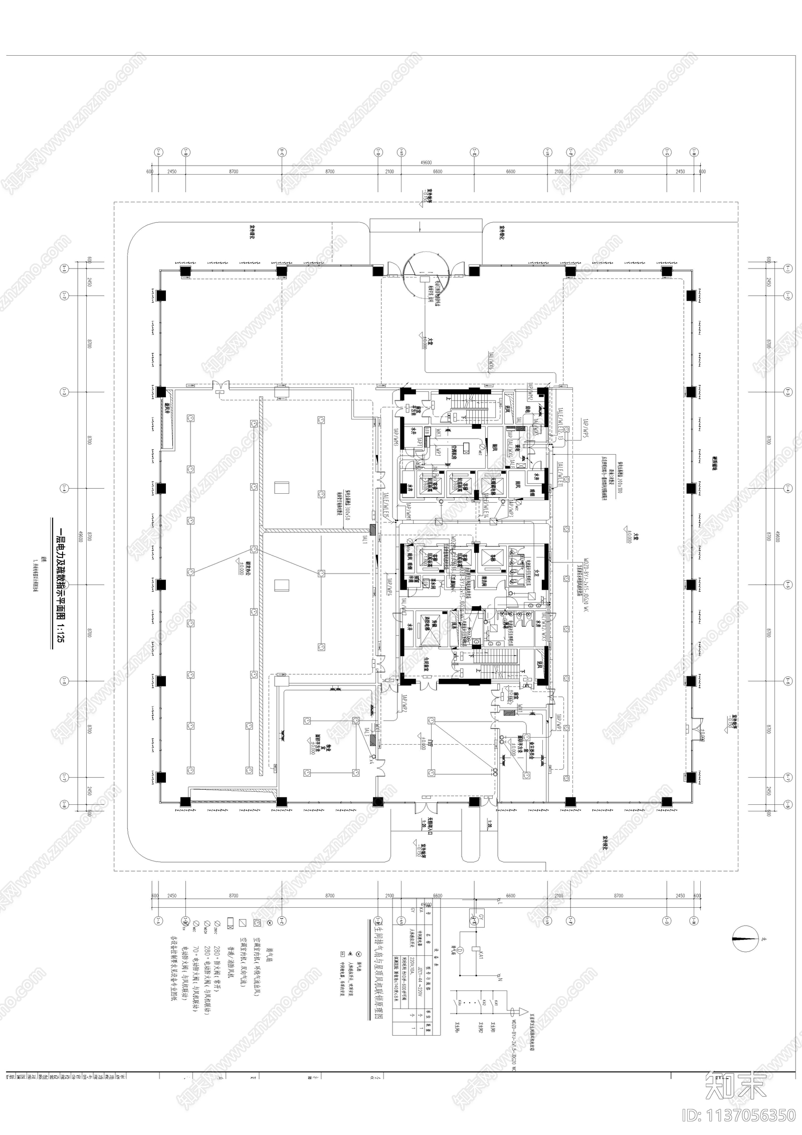 公共区域照明智能化cad施工图下载【ID:1137056350】