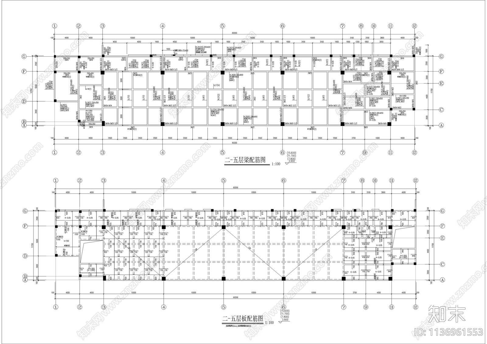 实训教学楼全套建筑cad施工图下载【ID:1136961553】