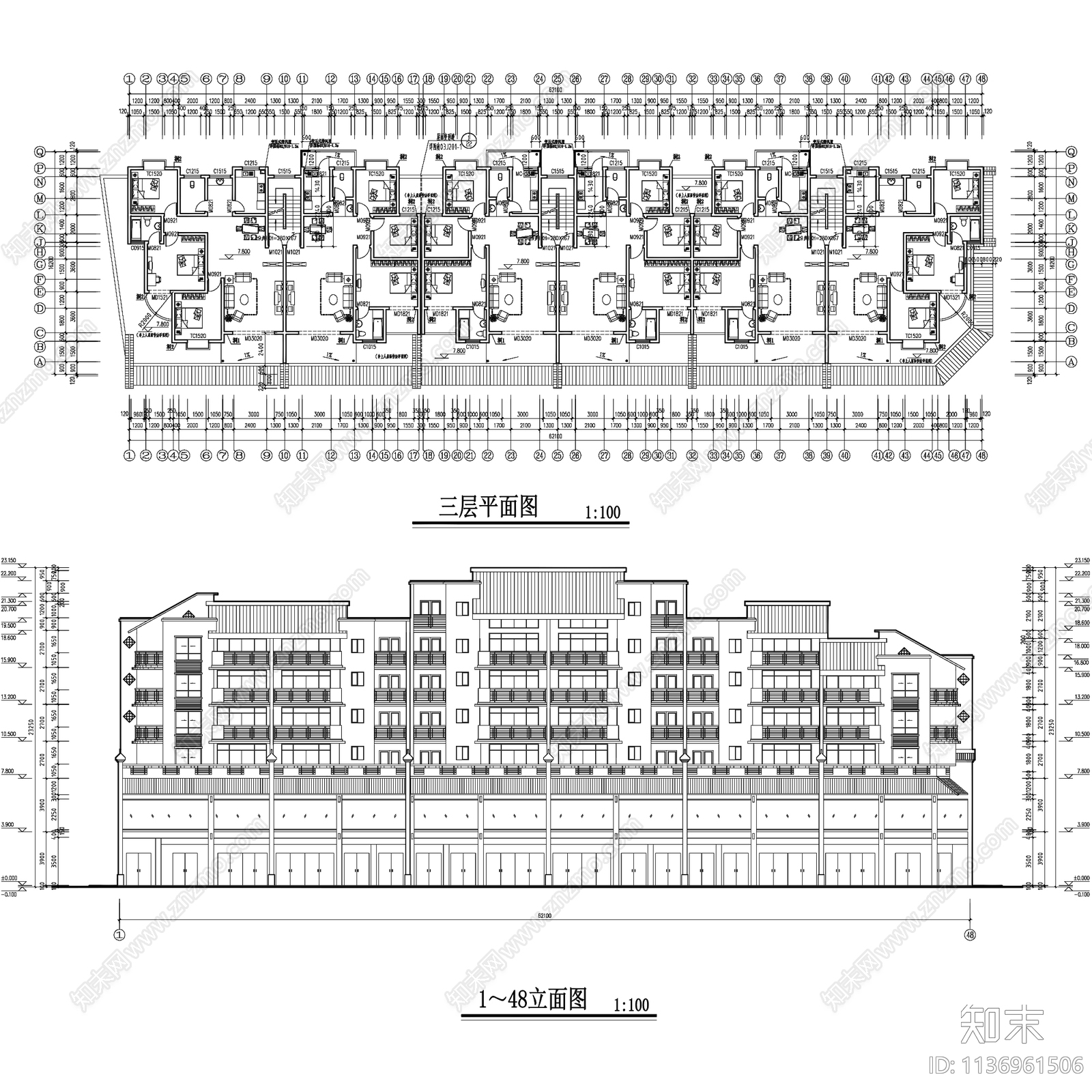 中式古建各民族地域民居建筑60套cad施工图下载【ID:1136961506】