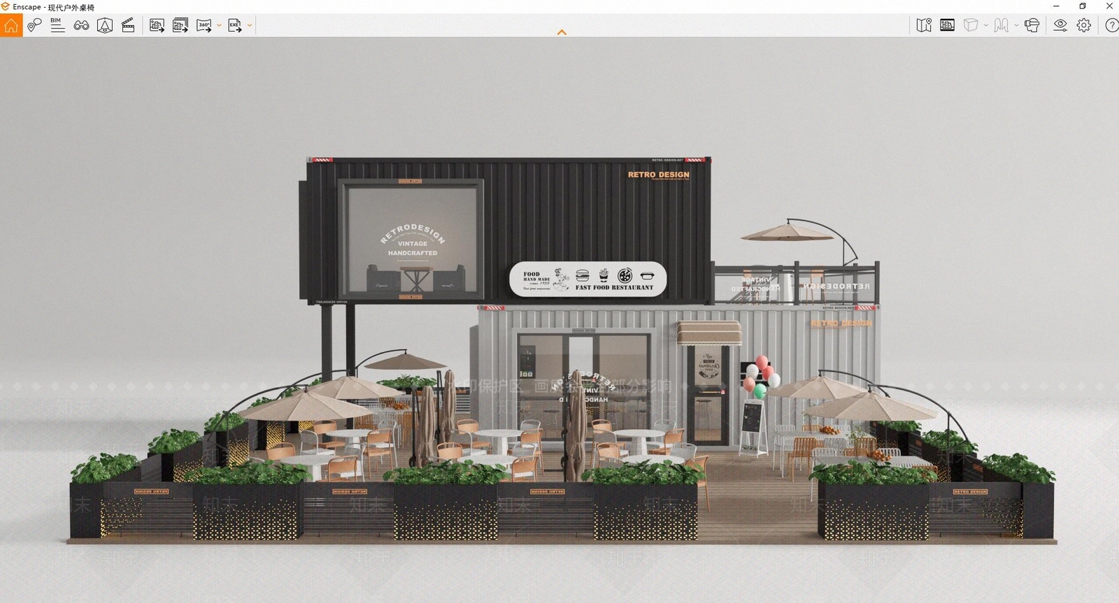 现代外摆SU模型下载【ID:1136962685】