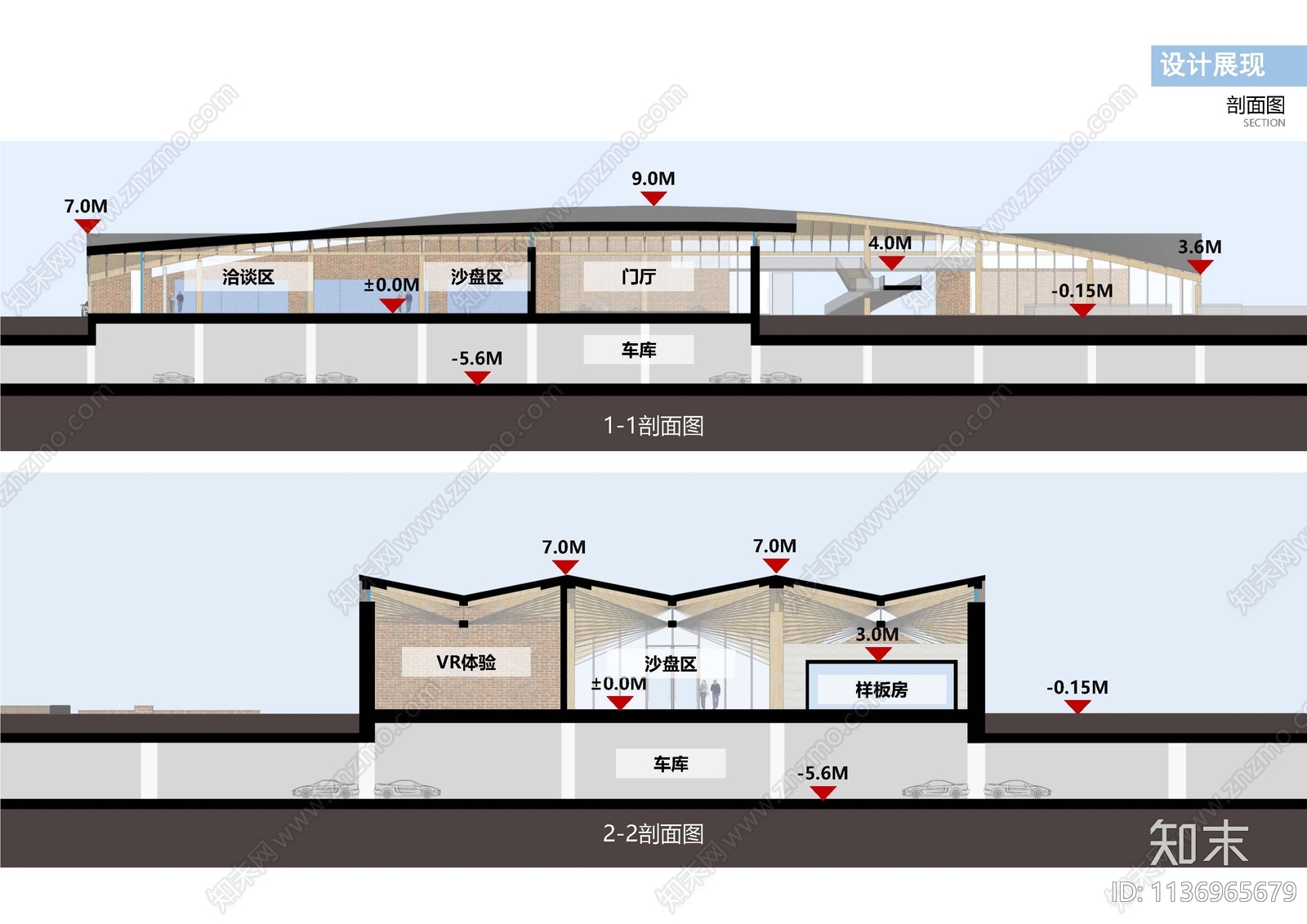 长春宽城子B1地块售楼处建筑方案文本下载【ID:1136965679】