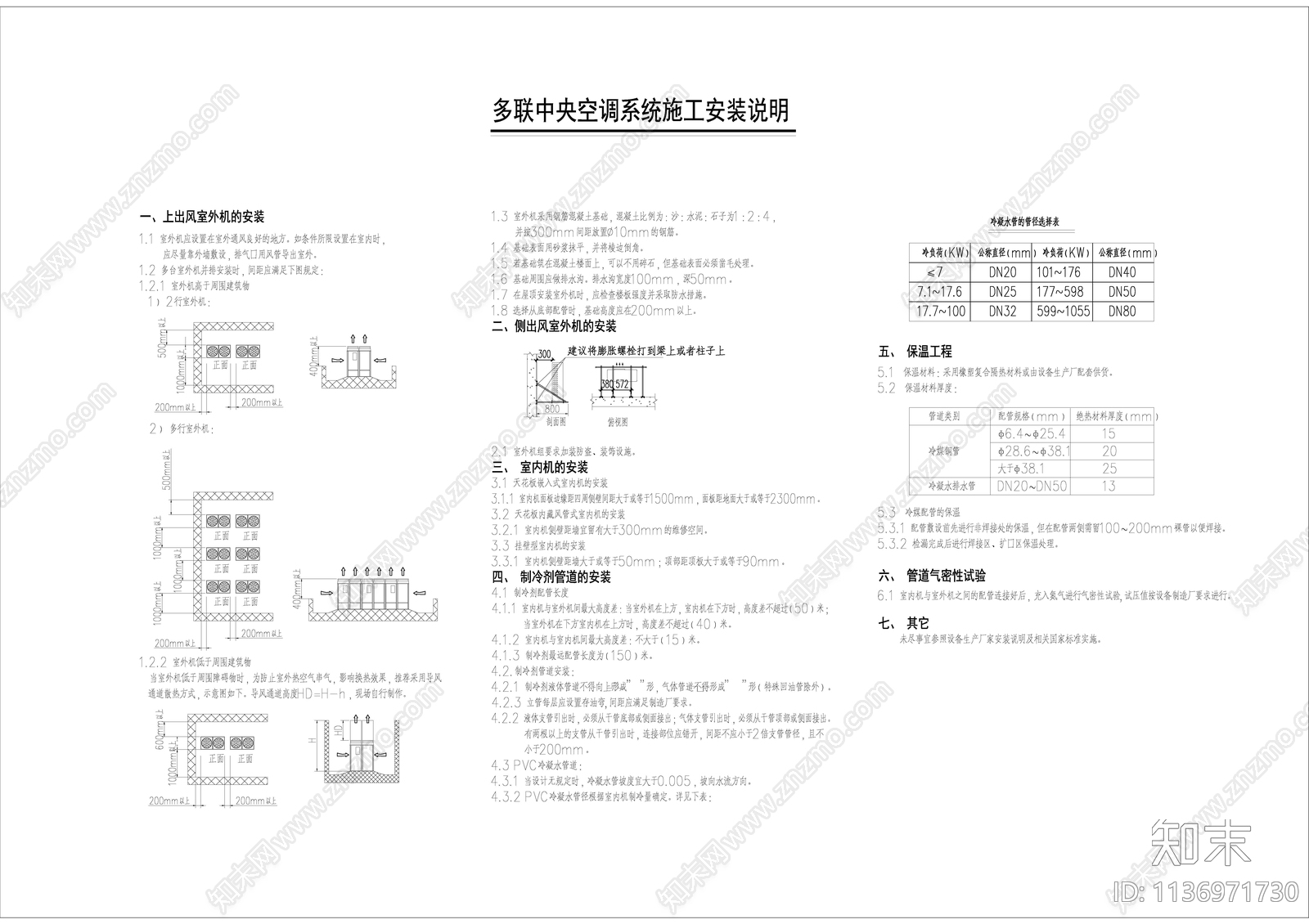 售楼大厅暖通cad施工图下载【ID:1136971730】