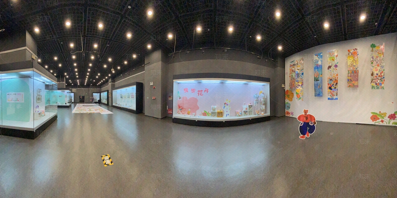室内文化展览景墙全景HDR贴图下载【ID:1136983458】