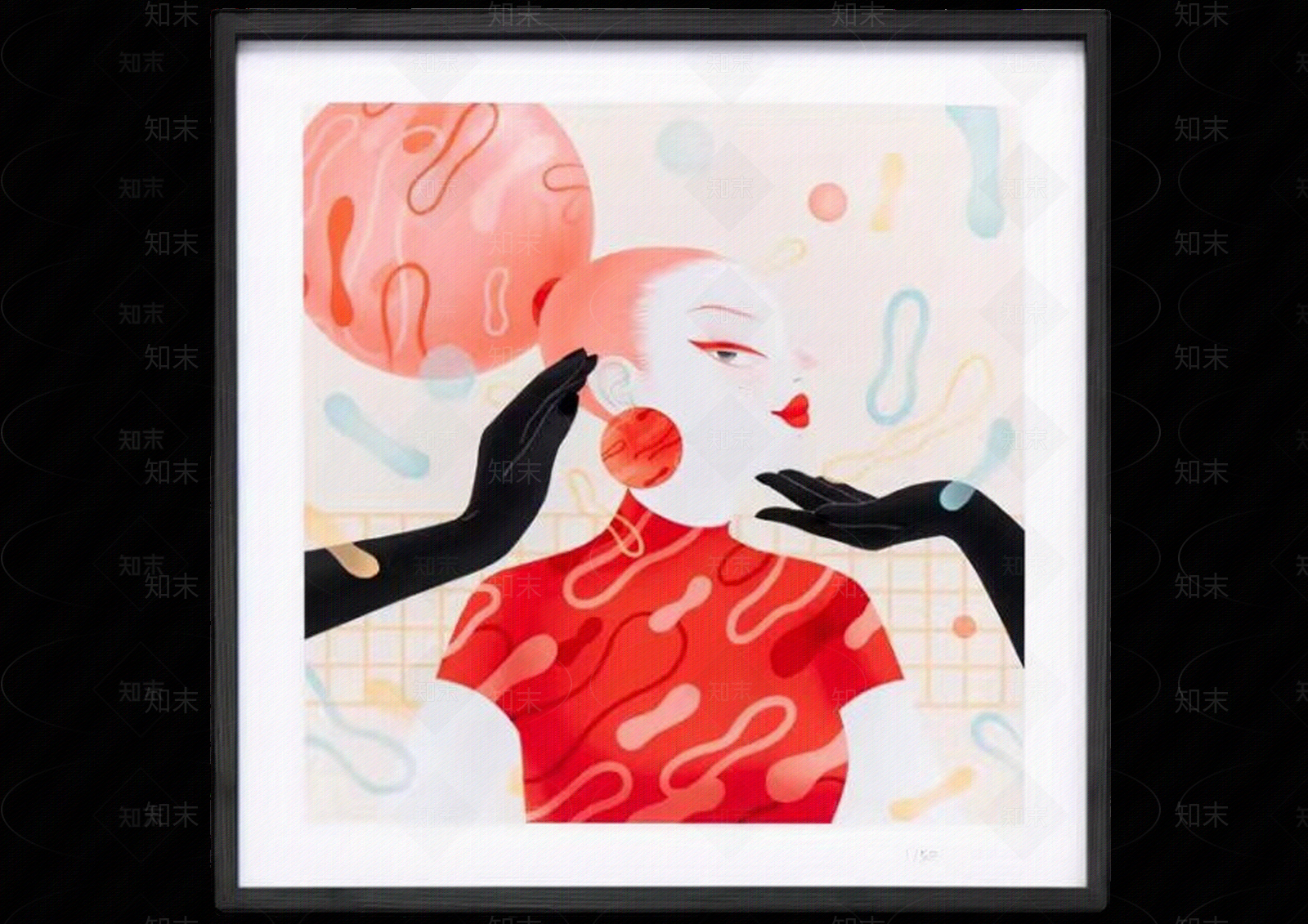 室内装饰画贴图下载【ID:1136998120】