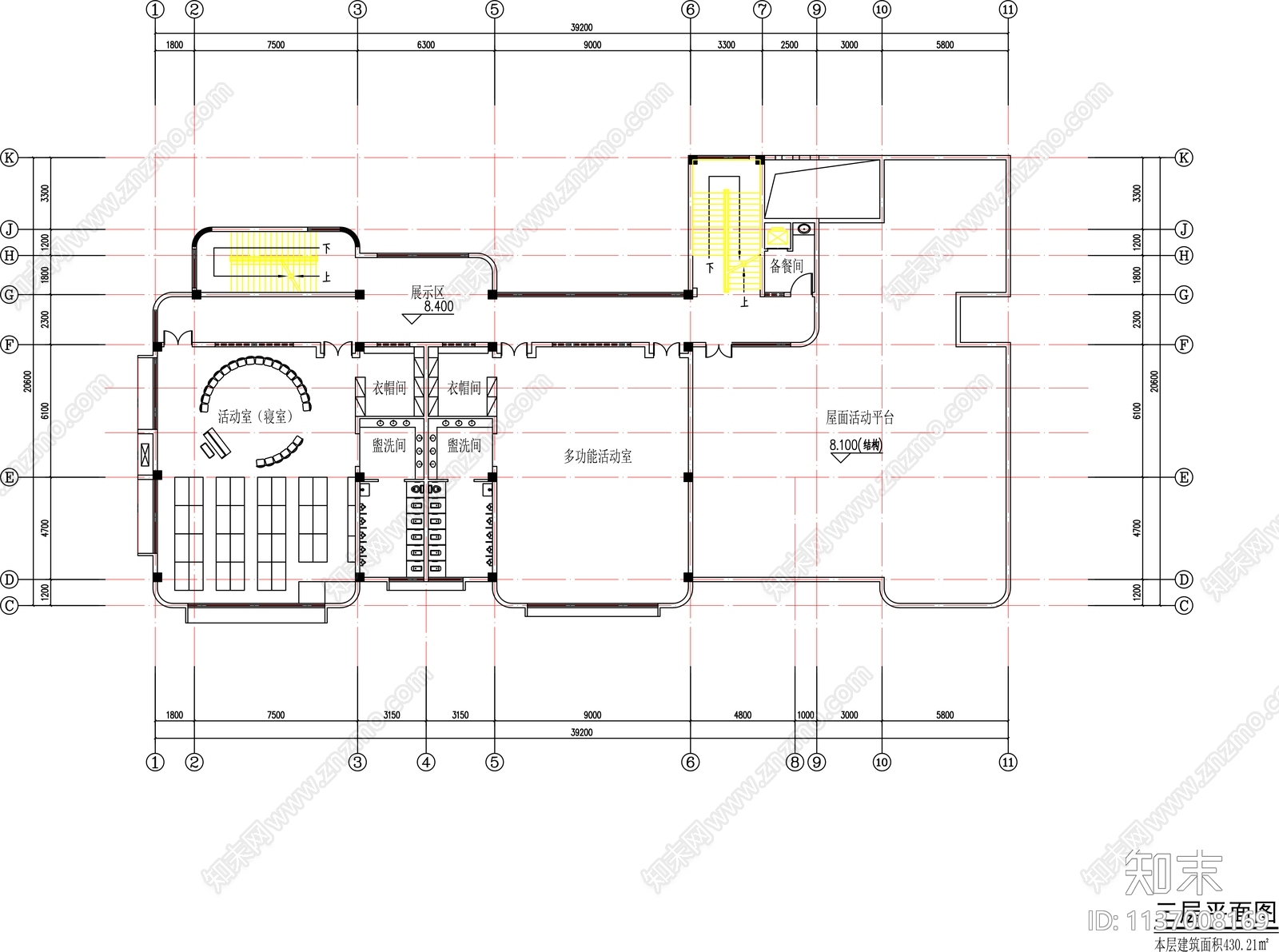 幼儿园建筑效果图cad施工图下载【ID:1137008169】