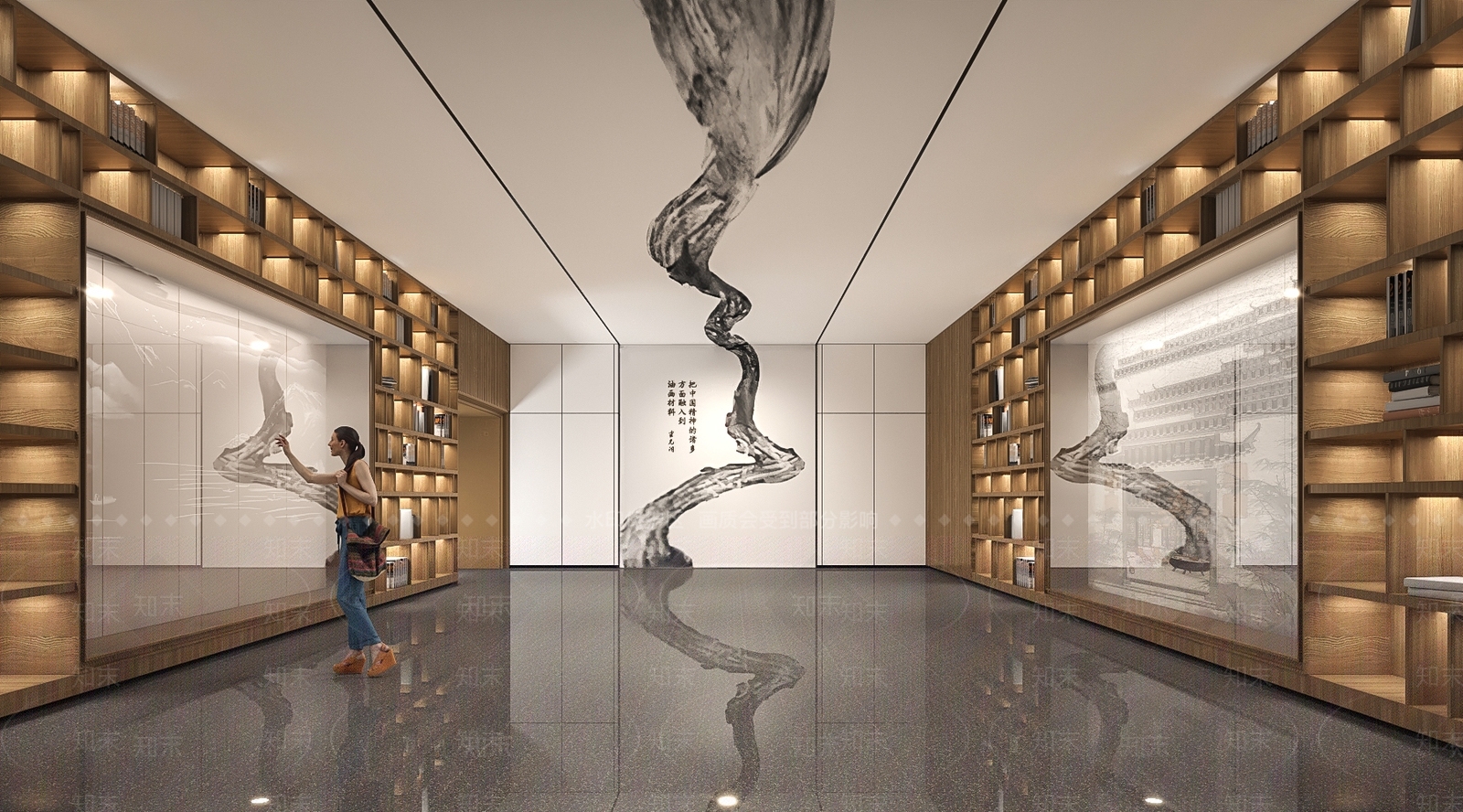 新中式展厅3D模型下载【ID:1137177371】