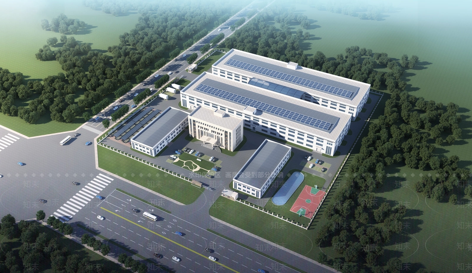 现代厂房3D模型下载【ID:1137012951】
