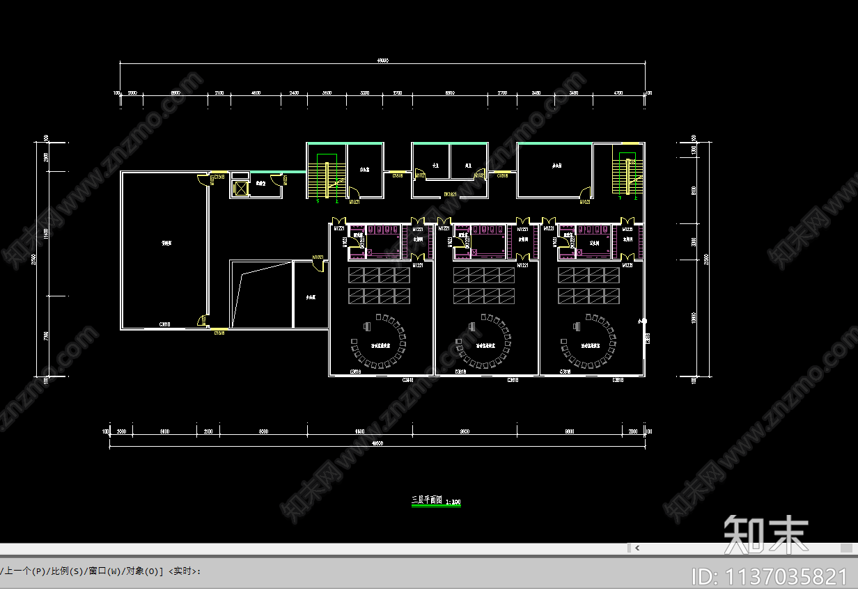 幼儿园建筑cad施工图下载【ID:1137035821】