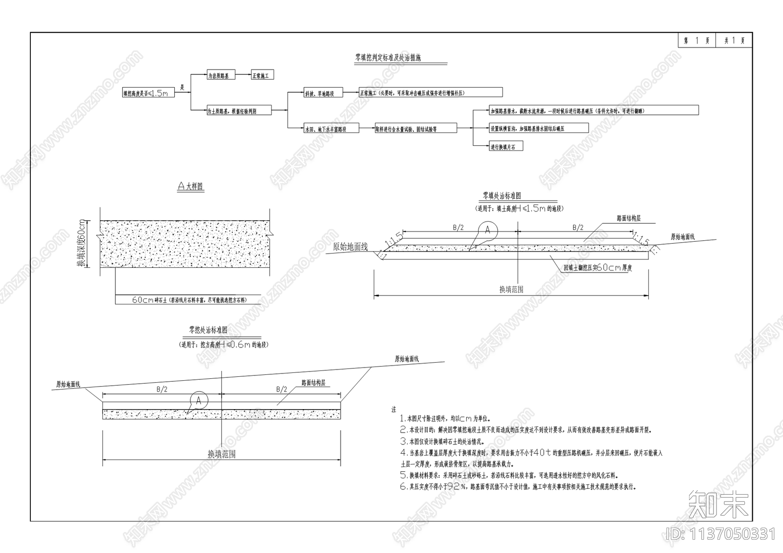 新城区富春山居周边道路工程cad施工图下载【ID:1137050331】