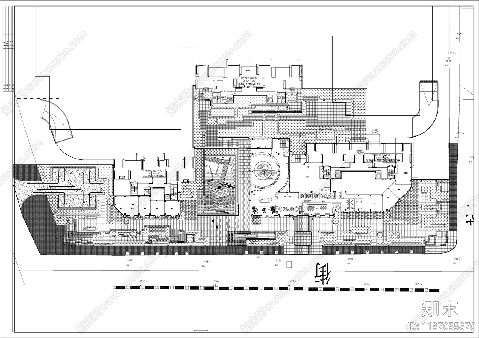 朗道武汉香港置地元庐示范区景观施工图下载【ID:1137055870】