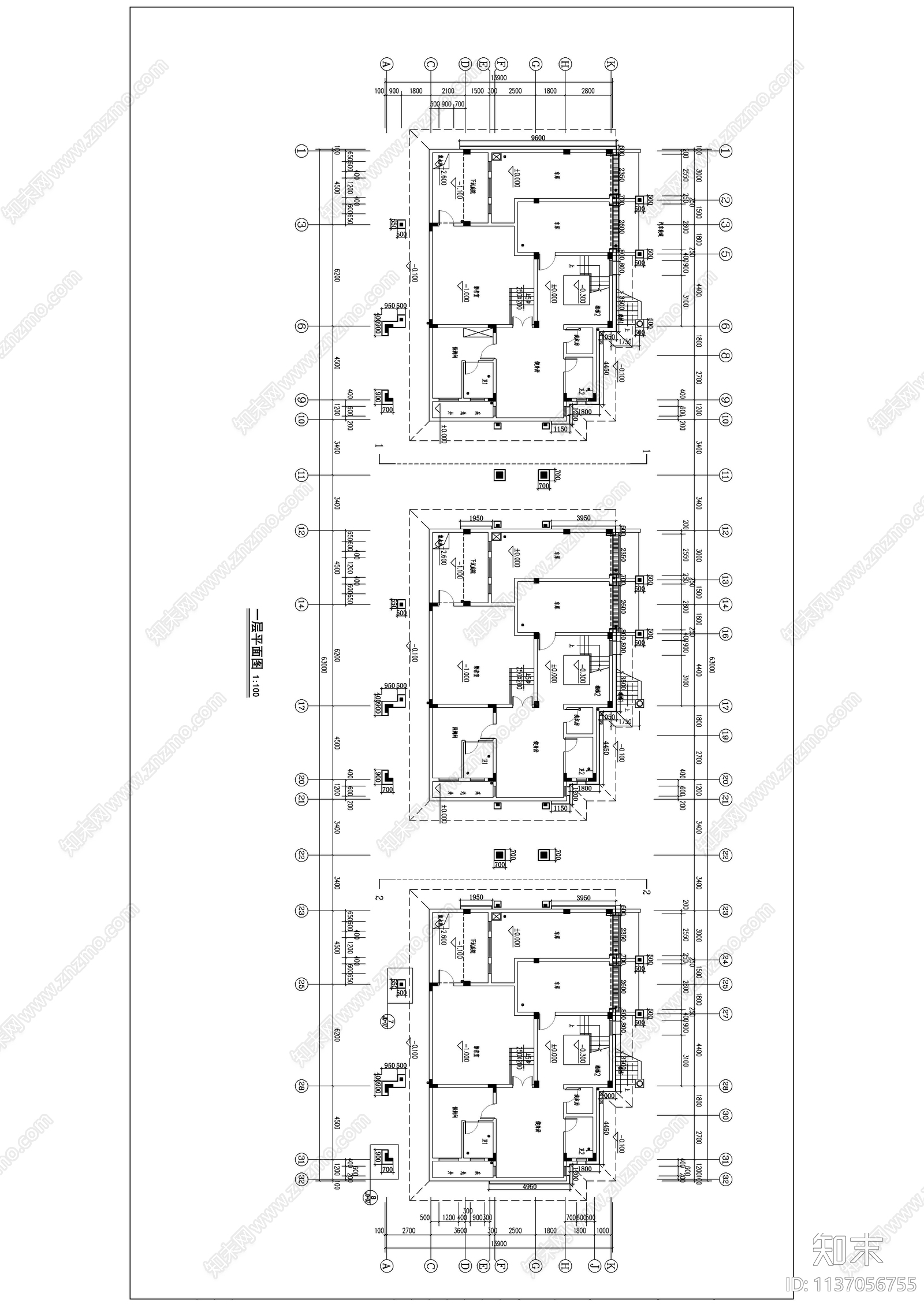 别墅石材幕墙cad施工图下载【ID:1137056755】