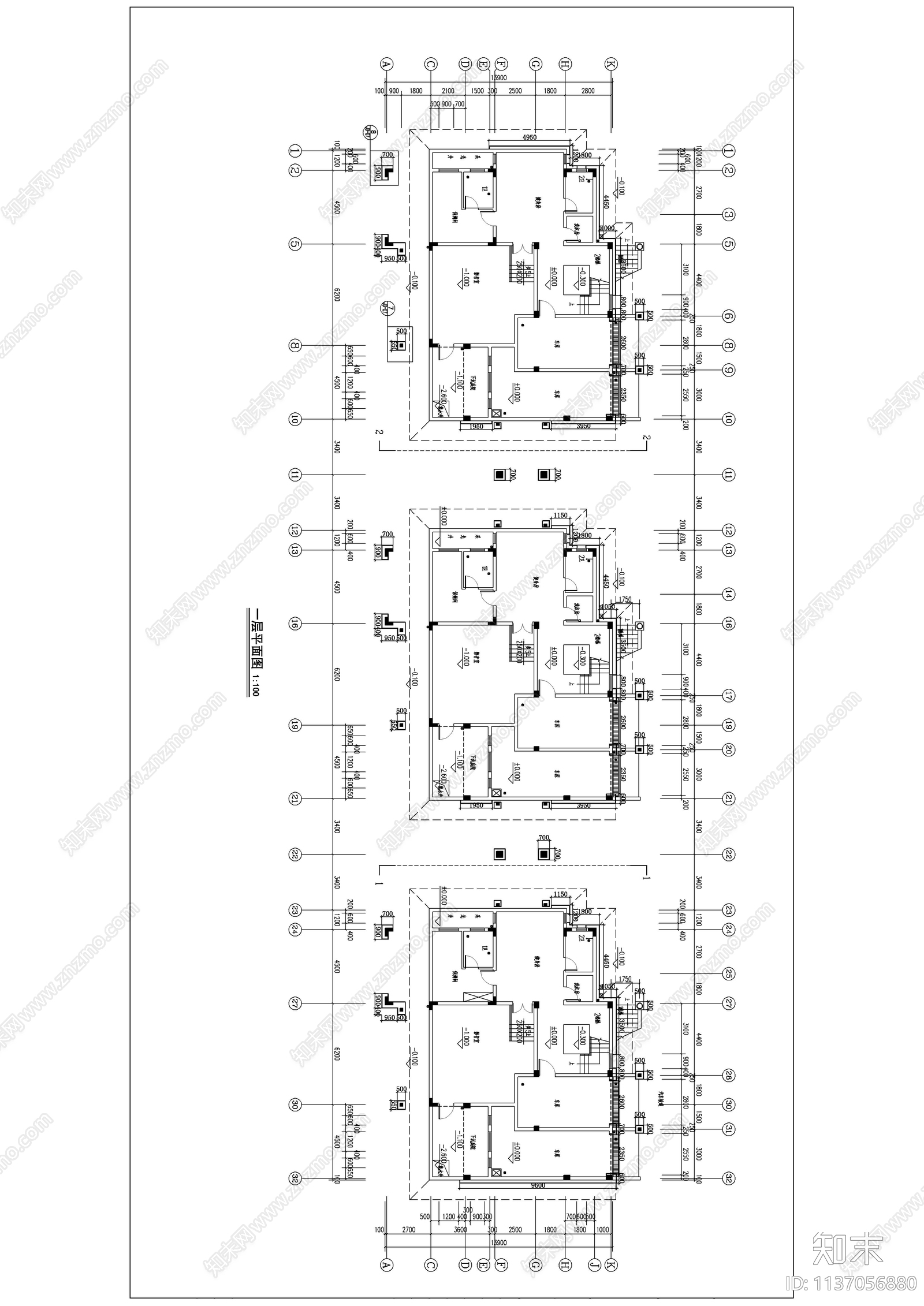 别墅石材幕墙cad施工图下载【ID:1137056880】