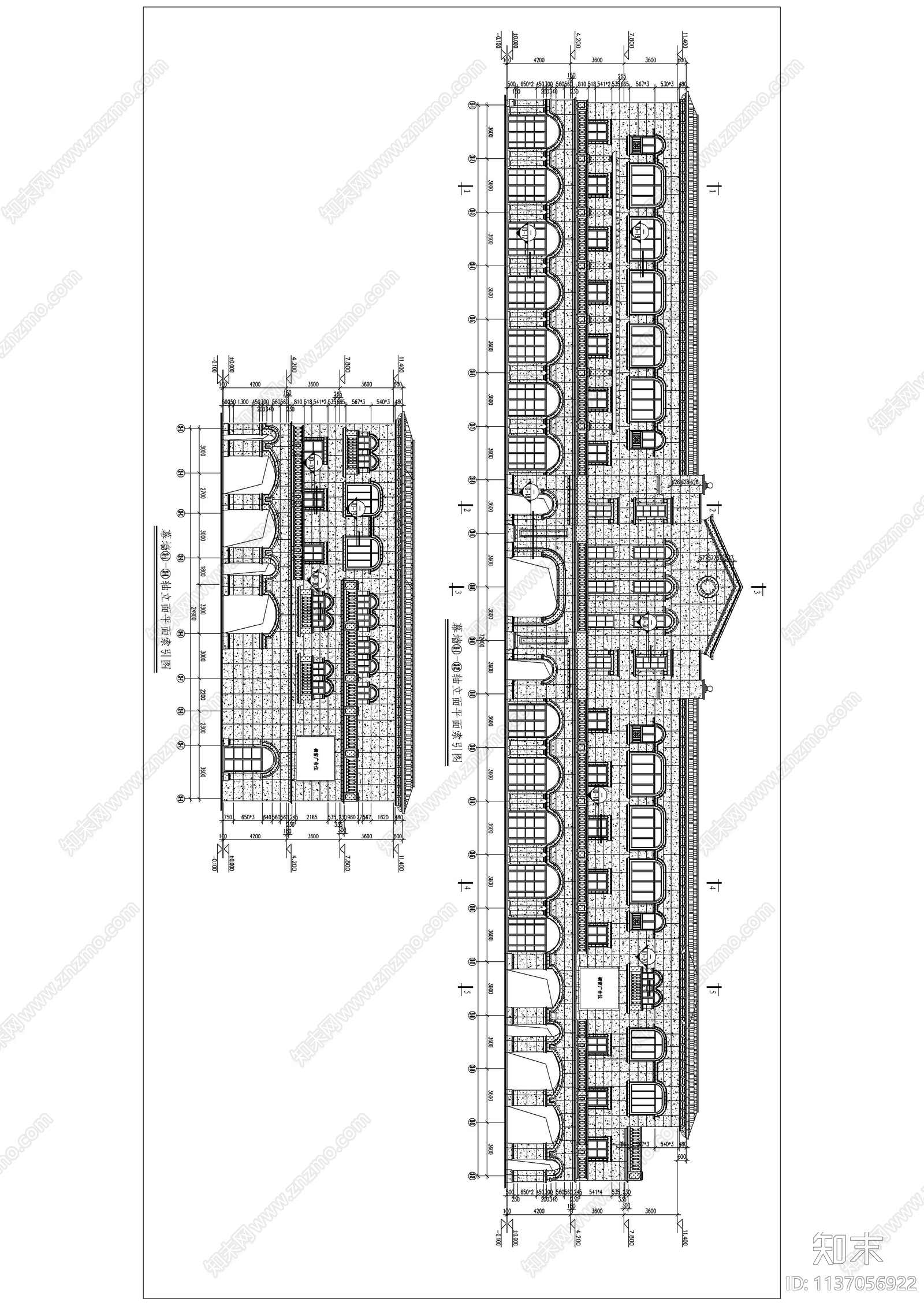 商业街石材幕墙cad施工图下载【ID:1137056922】