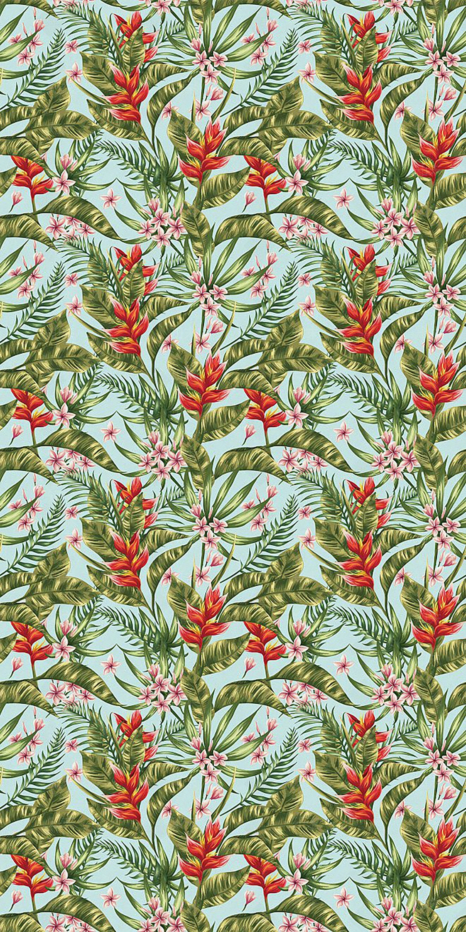 植物花树叶新中式壁纸挂画贴图下载【ID:1137074522】