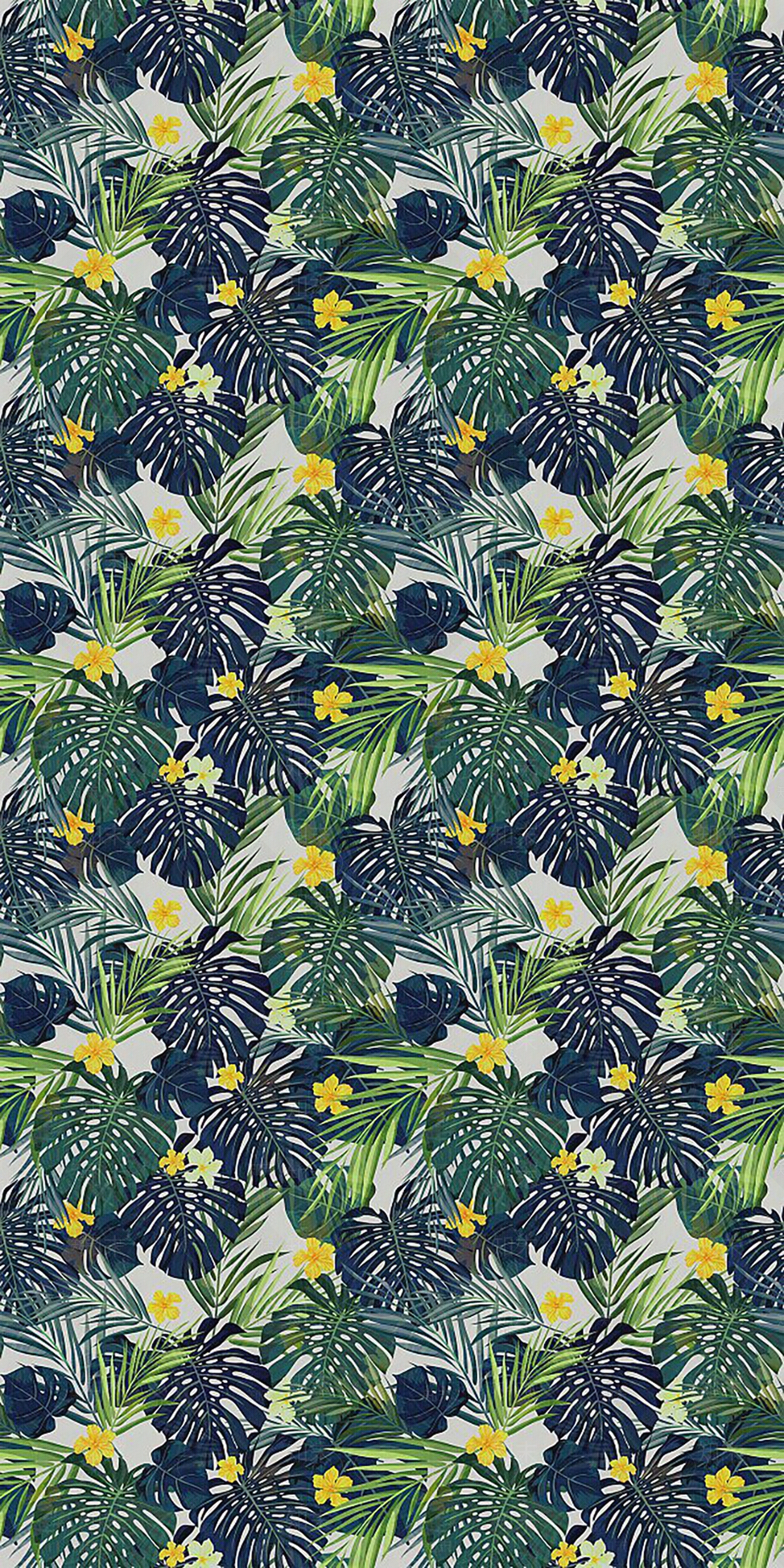 植物花树叶新中式壁纸挂画贴图下载【ID:1137074895】