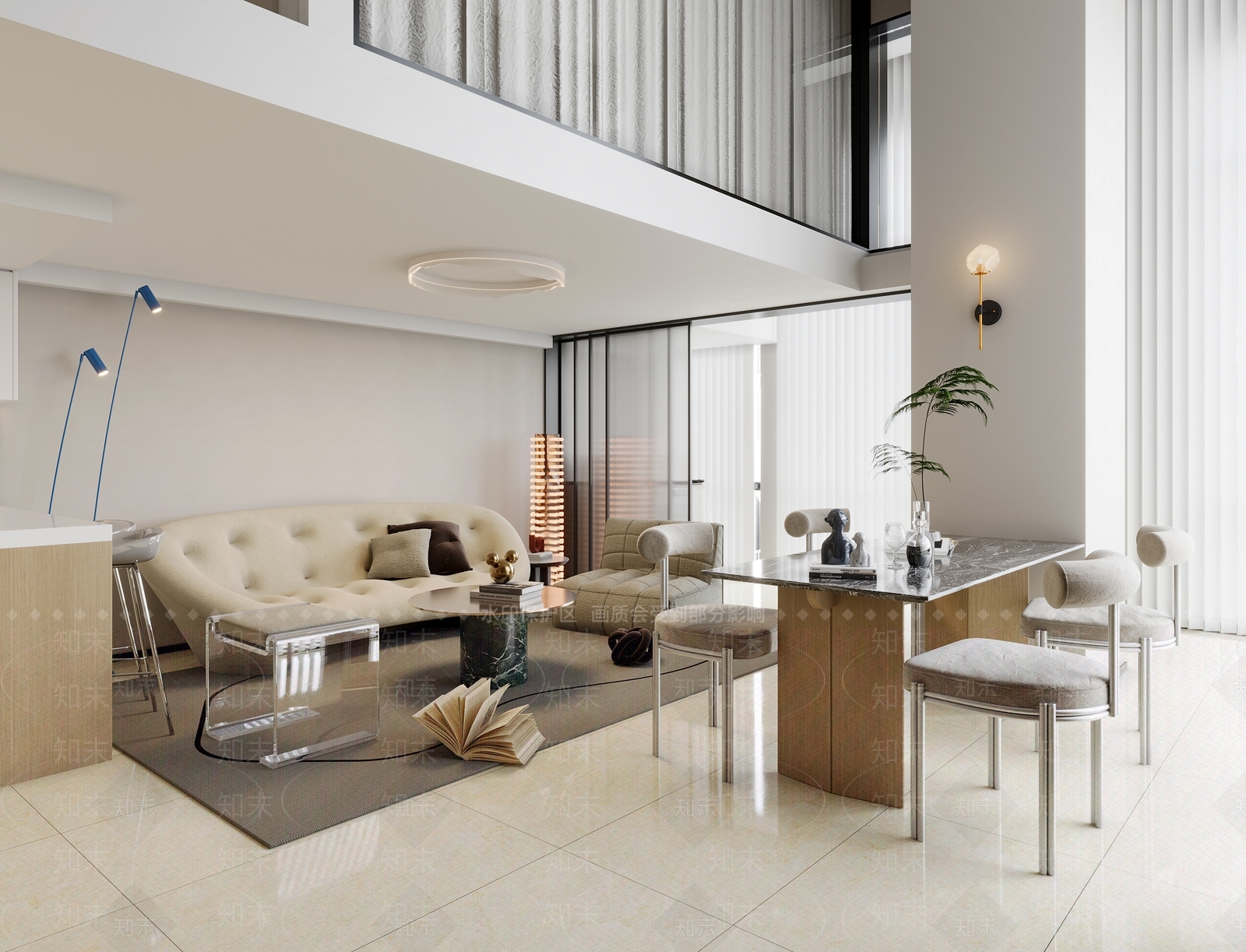 现代单身公寓3D模型下载【ID:1137080783】