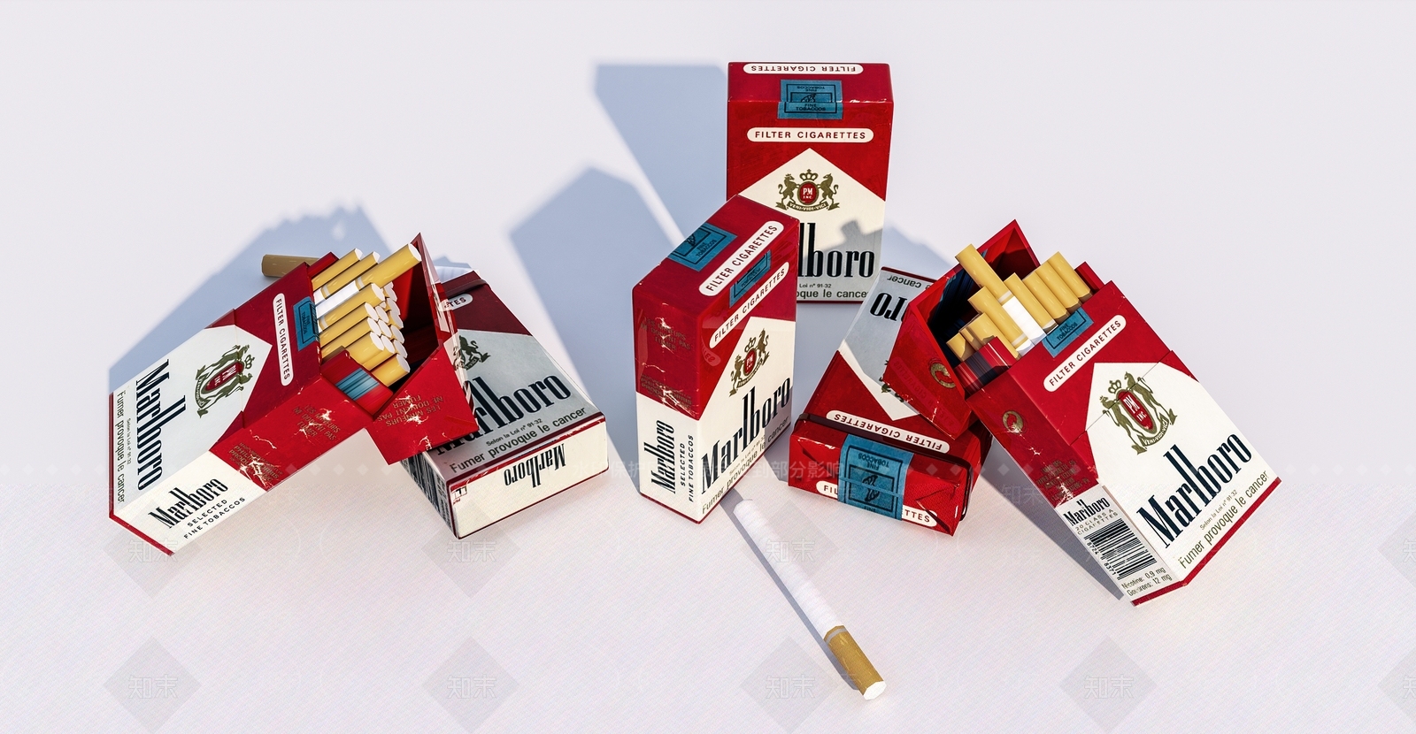 现代香烟SU模型下载【ID:1137086845】