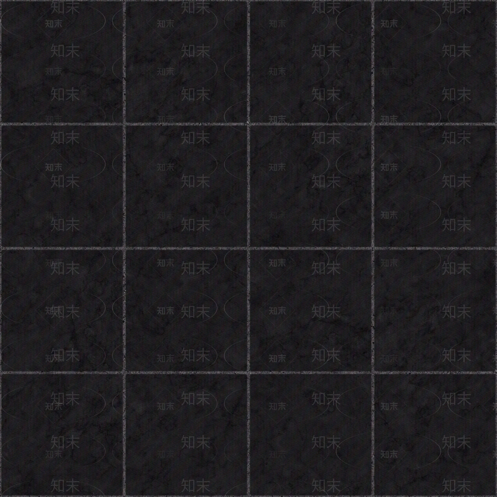 现代黑色大理石砖石材瓷砖广场砖透水砖水泥格子砖贴图下载【ID:1137089478】