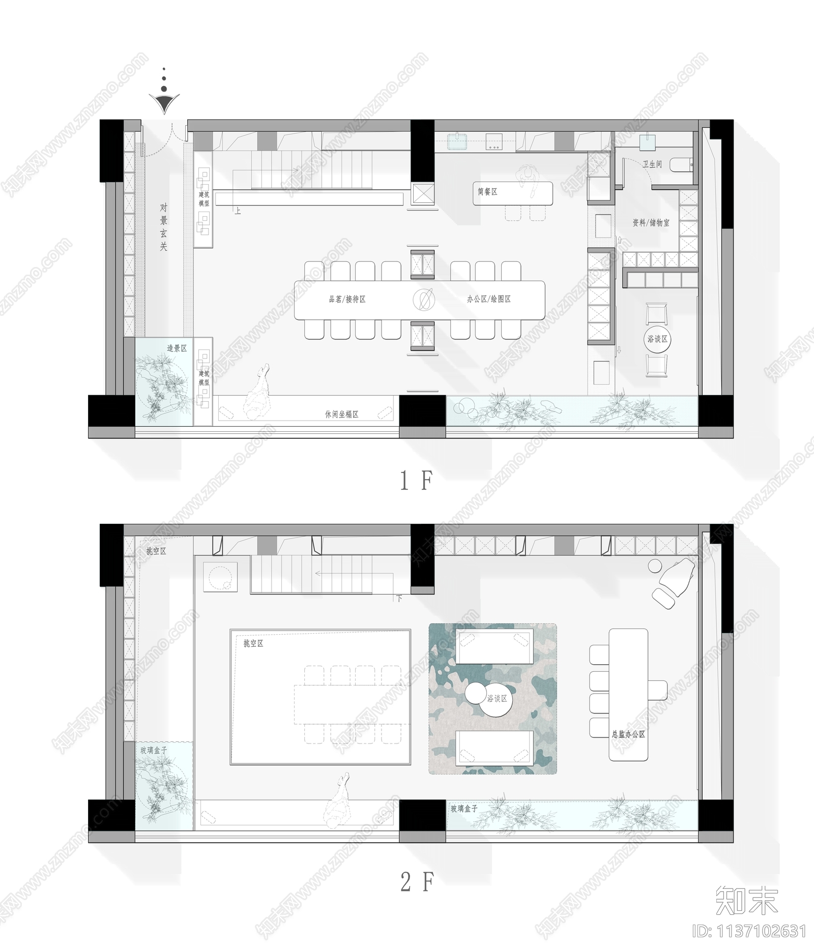 112平别墅平面图cad施工图下载【ID:1137102631】