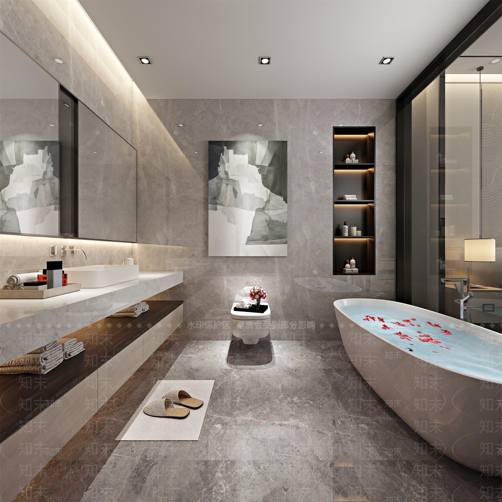 新中式酒店客房SU模型下载【ID:1137114379】