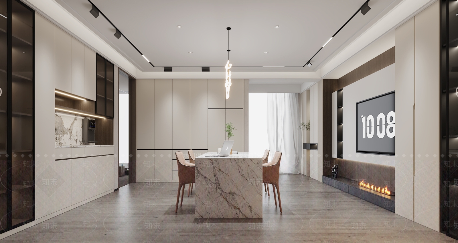 现代衣柜定制店3D模型下载【ID:1137115468】