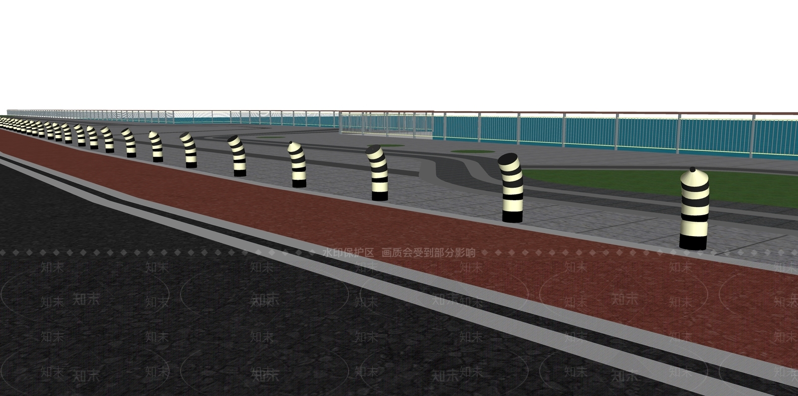 车挡SU模型下载【ID:1137122405】