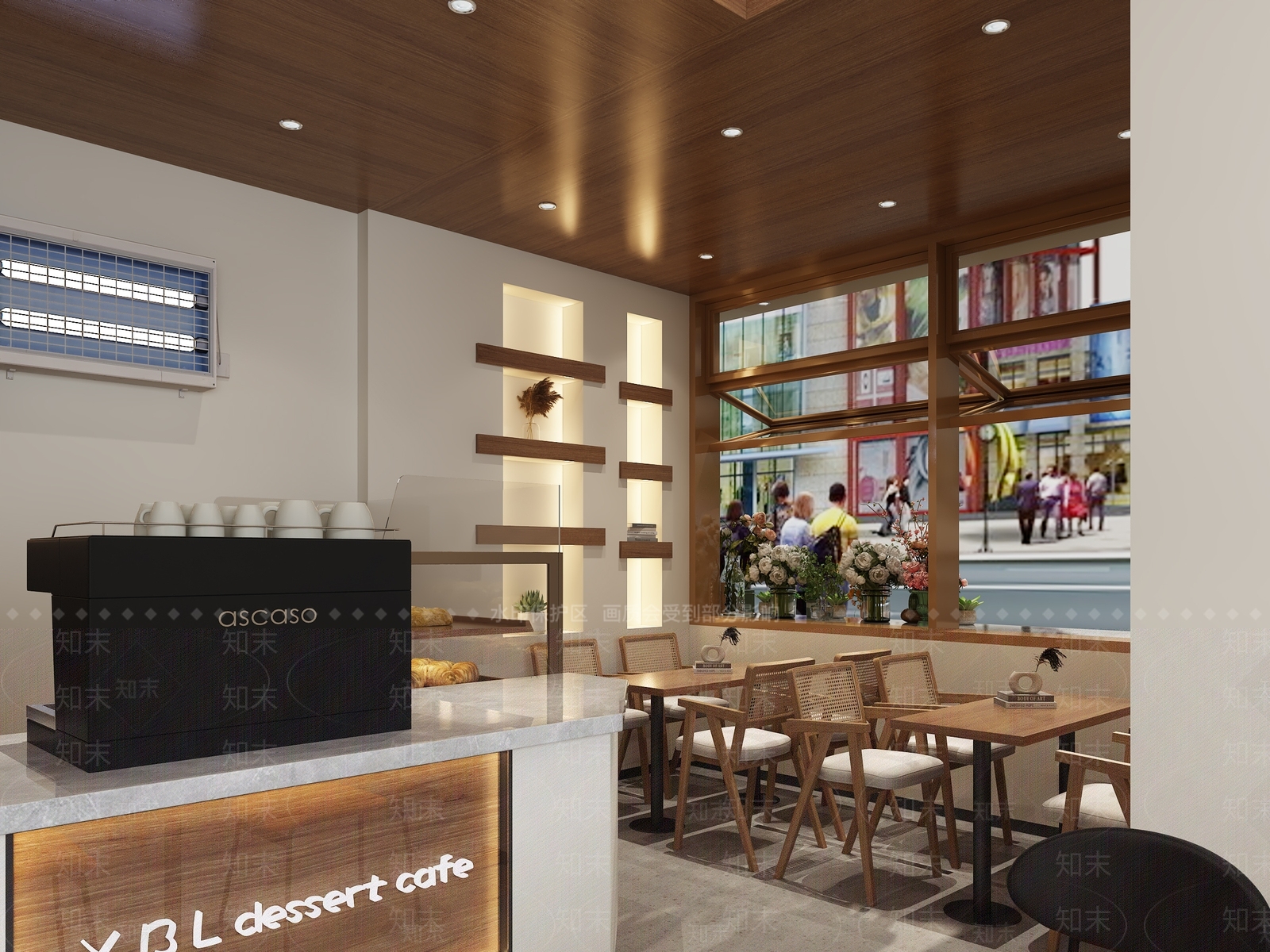 现代甜品面包店3D模型下载【ID:1137123089】