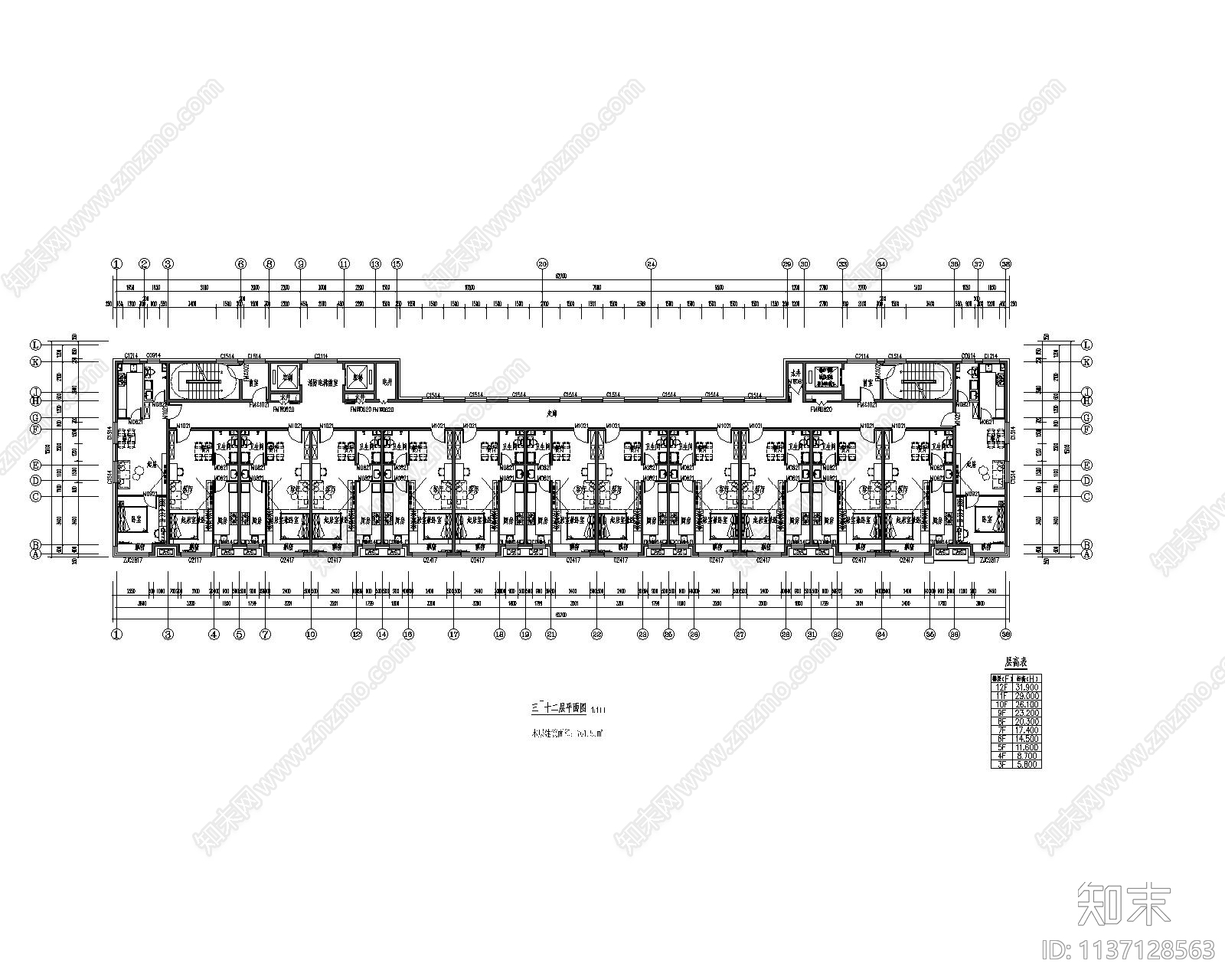 住宅建筑cad施工图下载【ID:1137128563】