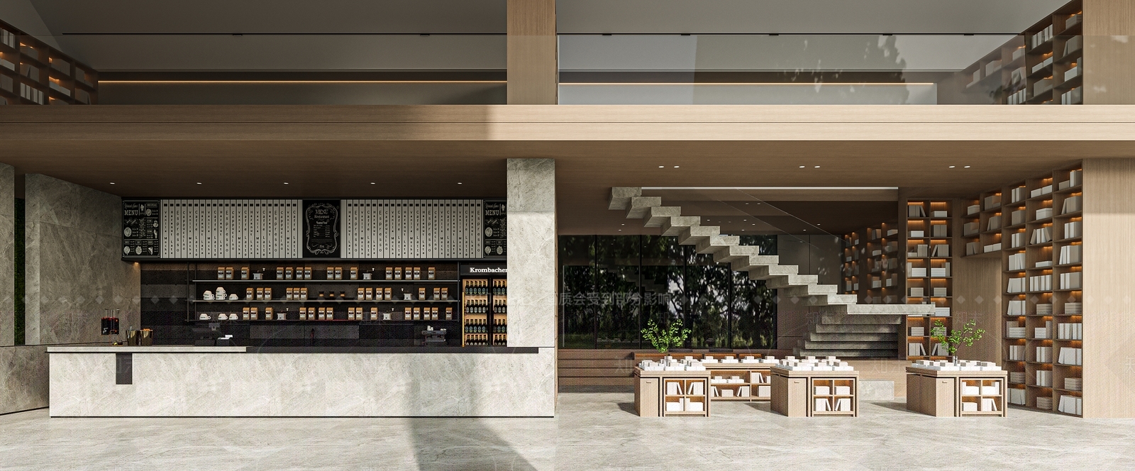 现代书店SU模型下载【ID:1137133126】