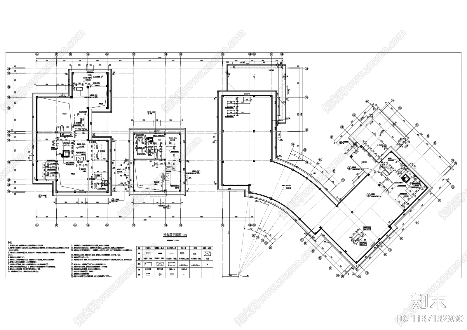 龙兴住宅建筑cad施工图下载【ID:1137132930】