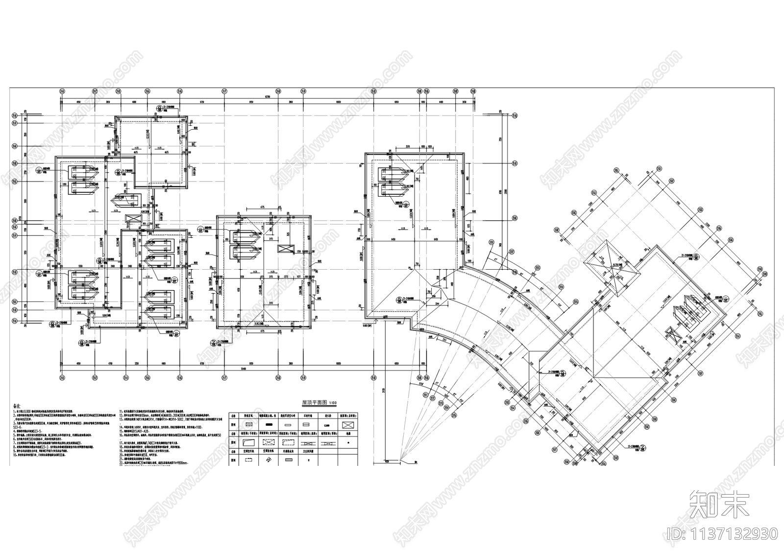 龙兴住宅建筑cad施工图下载【ID:1137132930】