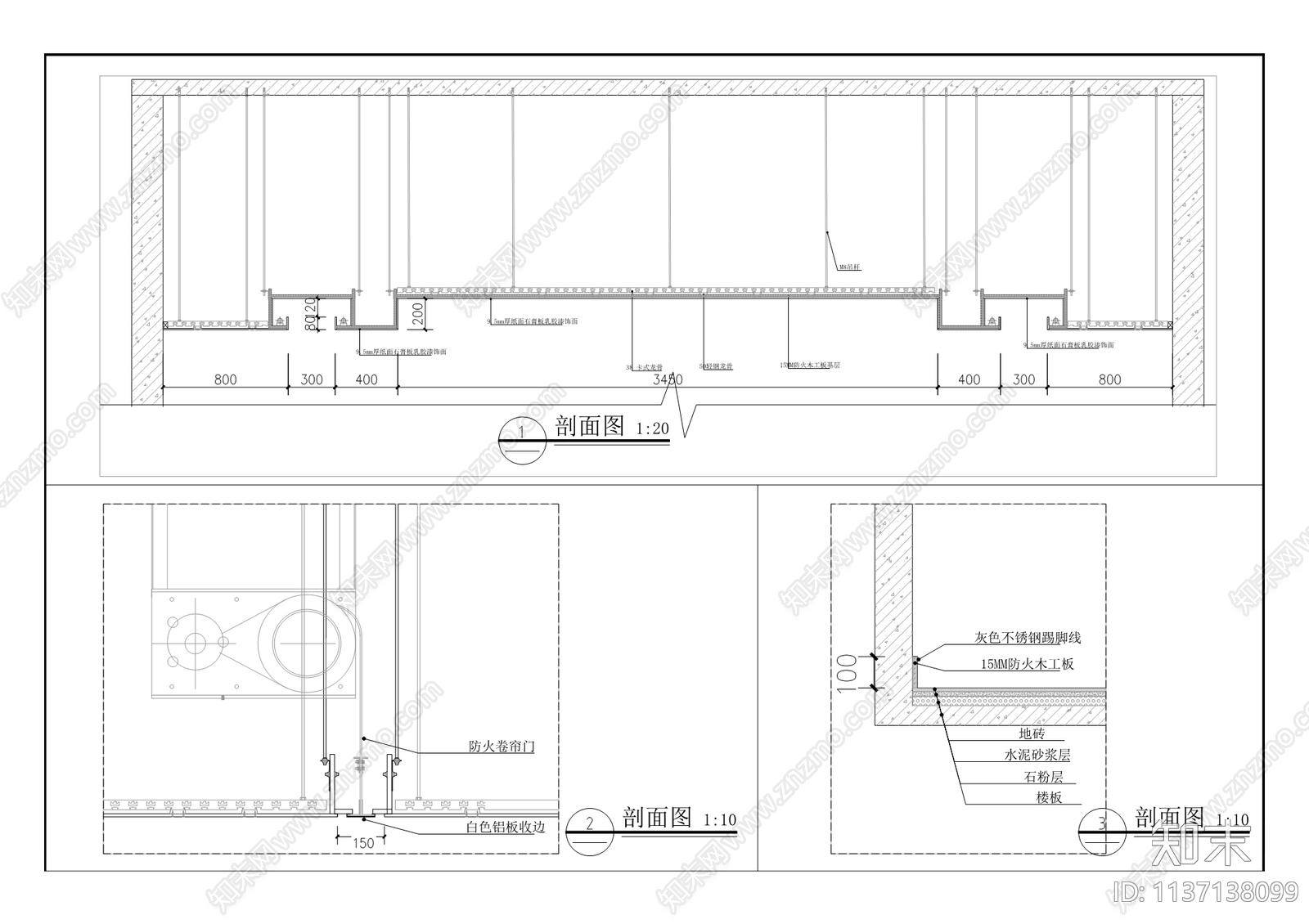 中国农业发展银行支行营业用房装修cad施工图下载【ID:1137138099】