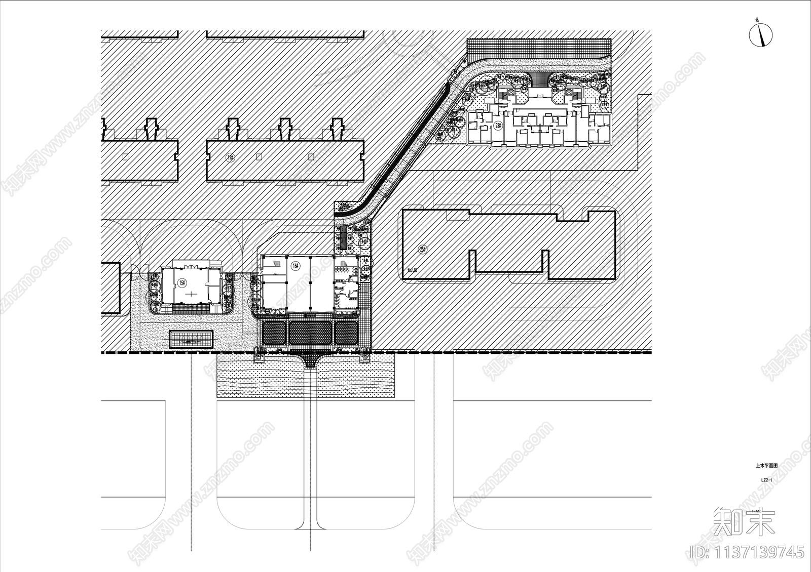 住宅示范区绿化设计说明cad施工图下载【ID:1137139745】