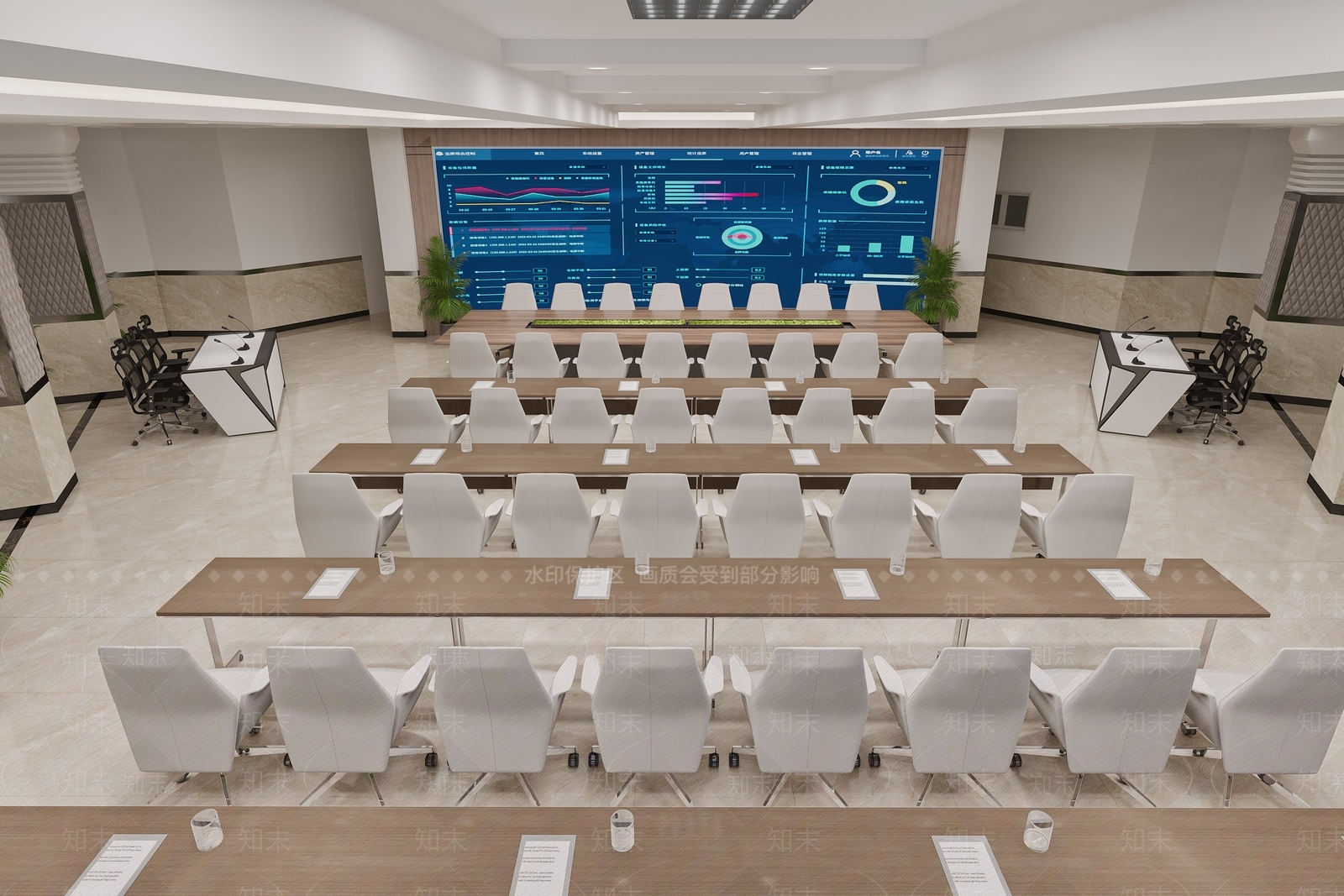 现代报告厅3D模型下载【ID:1137165539】