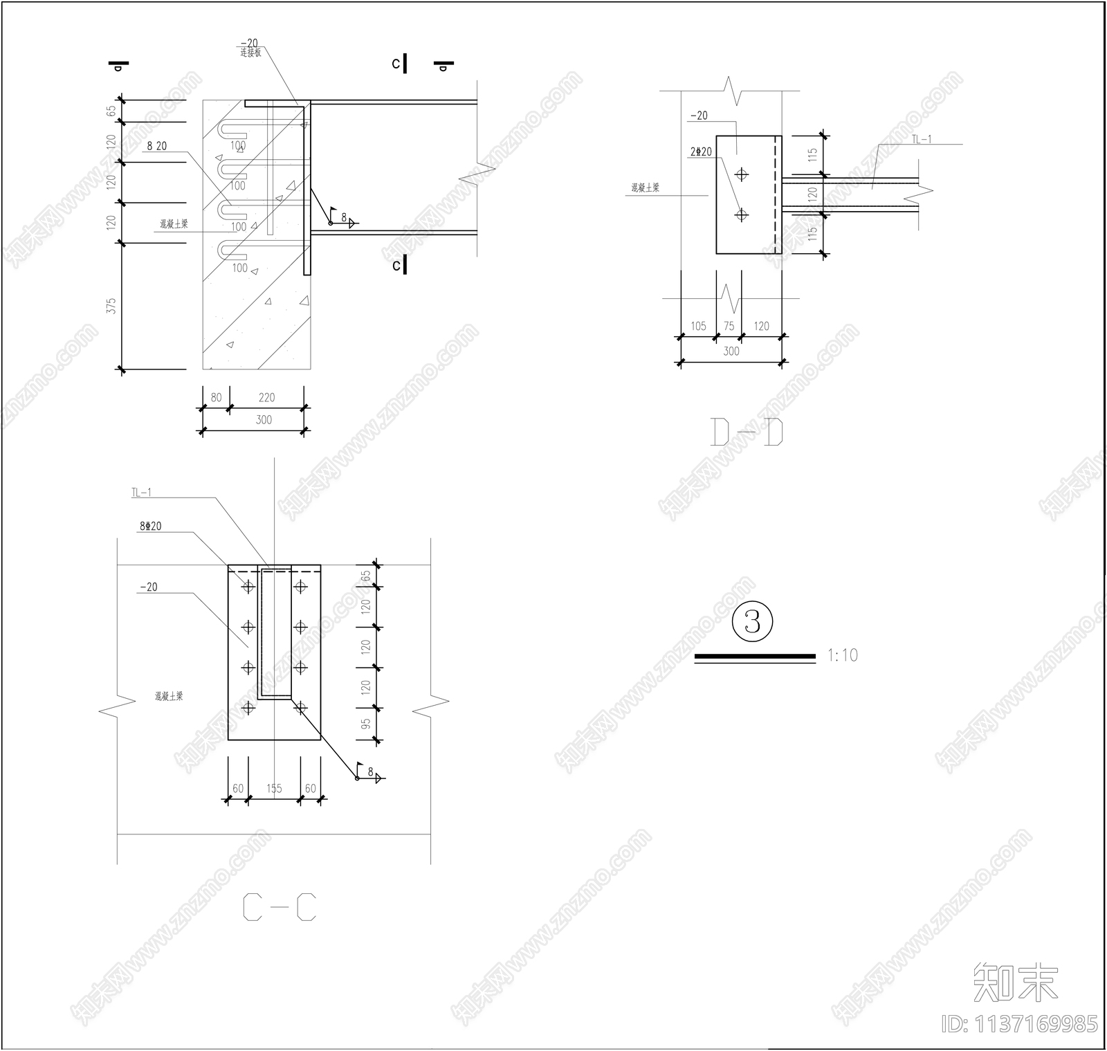 钢结构楼梯详图cad施工图下载【ID:1137169985】