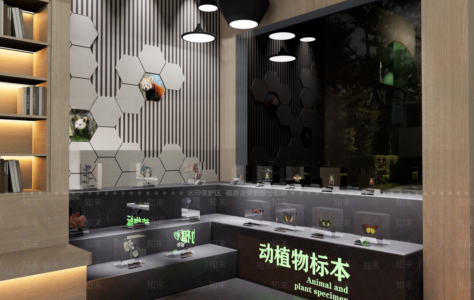 现代展台SU模型下载【ID:1137179010】