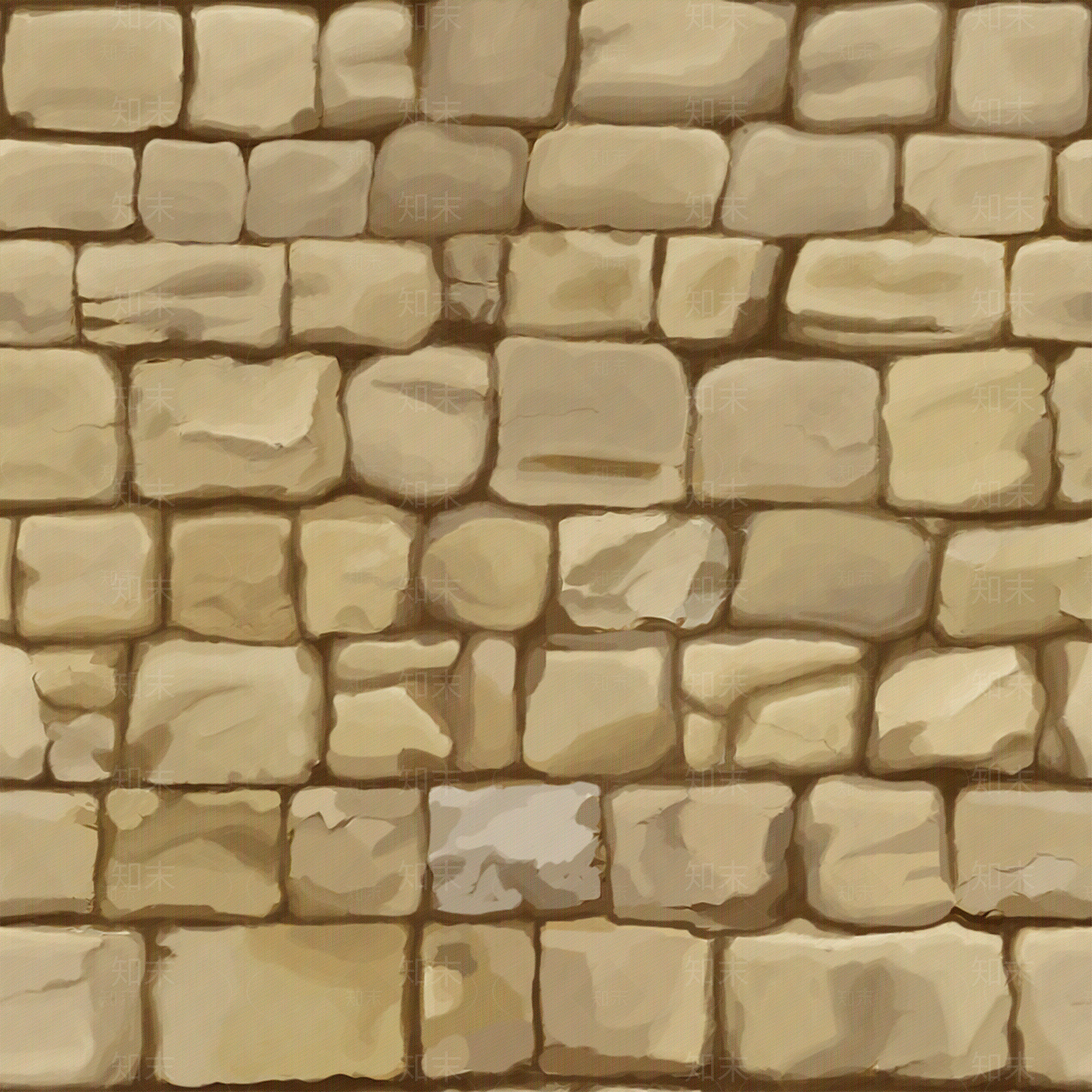 卡通风石墙贴图下载【ID:1137193385】
