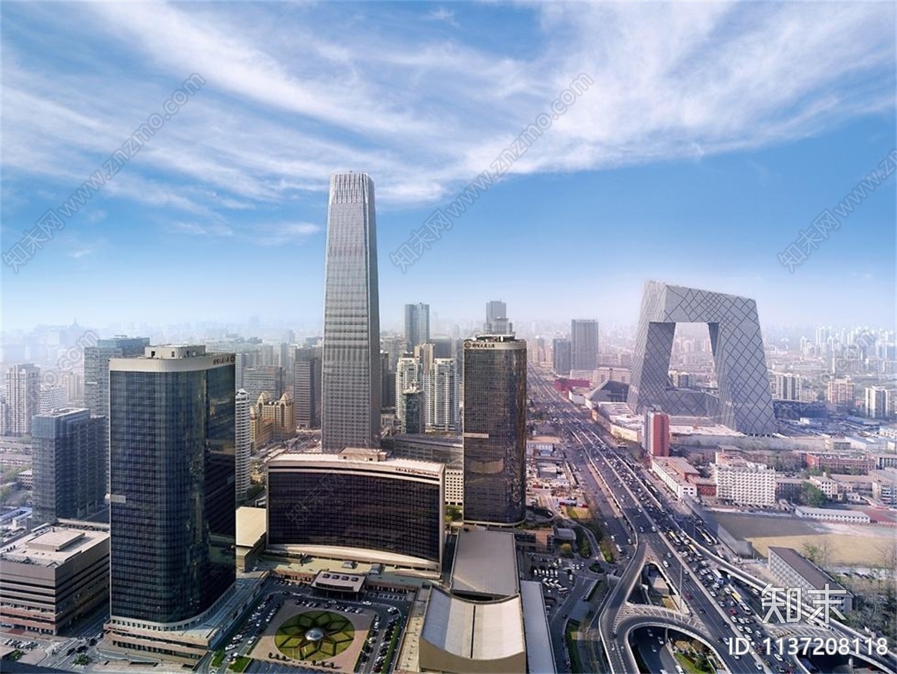 CBD北京国贸大厦74层施工图下载【ID:1137208118】